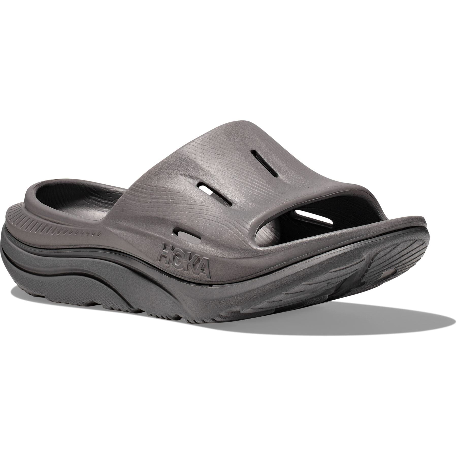 HOKA ORA RECOVERY SLIDE 3 - Unisex Comfort Sandals for Men & Women - Lightweight Recovery Footwear for Post-Workout, Travel & Home Relaxation