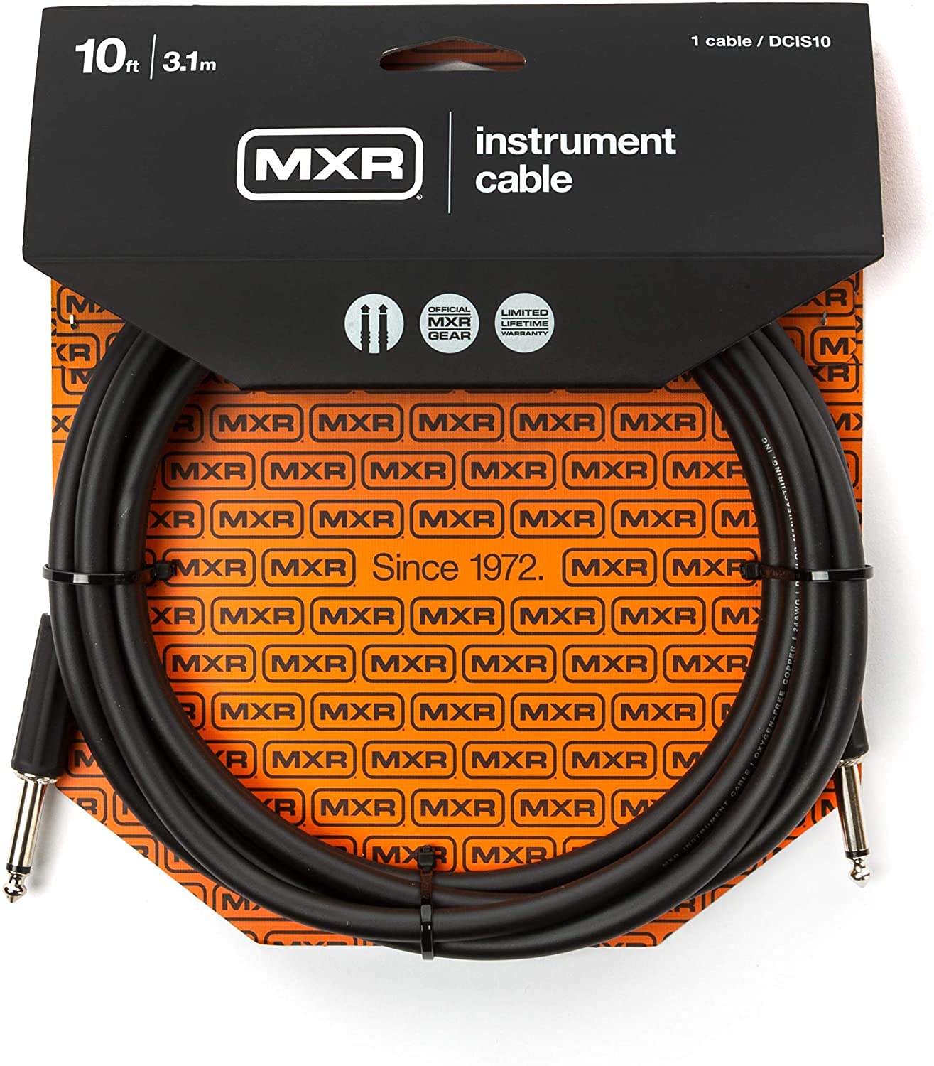 MXR M225 Sub Machine Fuzz Guitar Effects Pedal Bundle with MXR Instrument Cable & 2 Patch Cables - Professional Distortion Pedal for Electric Guitar, Bass & Studio Recording - Perfect for Rock, Metal & Live Performances