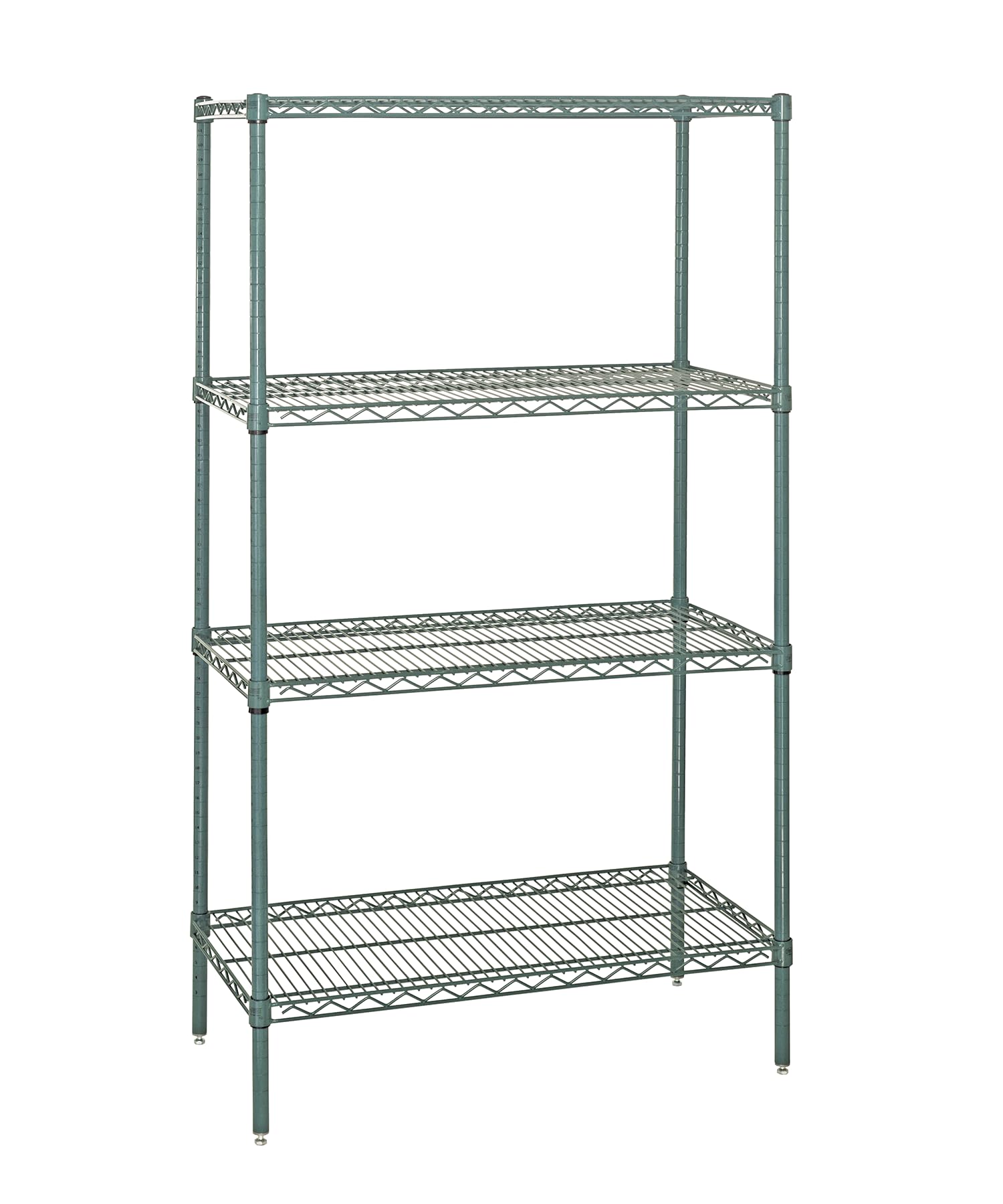 QUANTUM STORAGE SYSTEMS WR86-1854P 4-Tier Wire Shelving Unit - 86