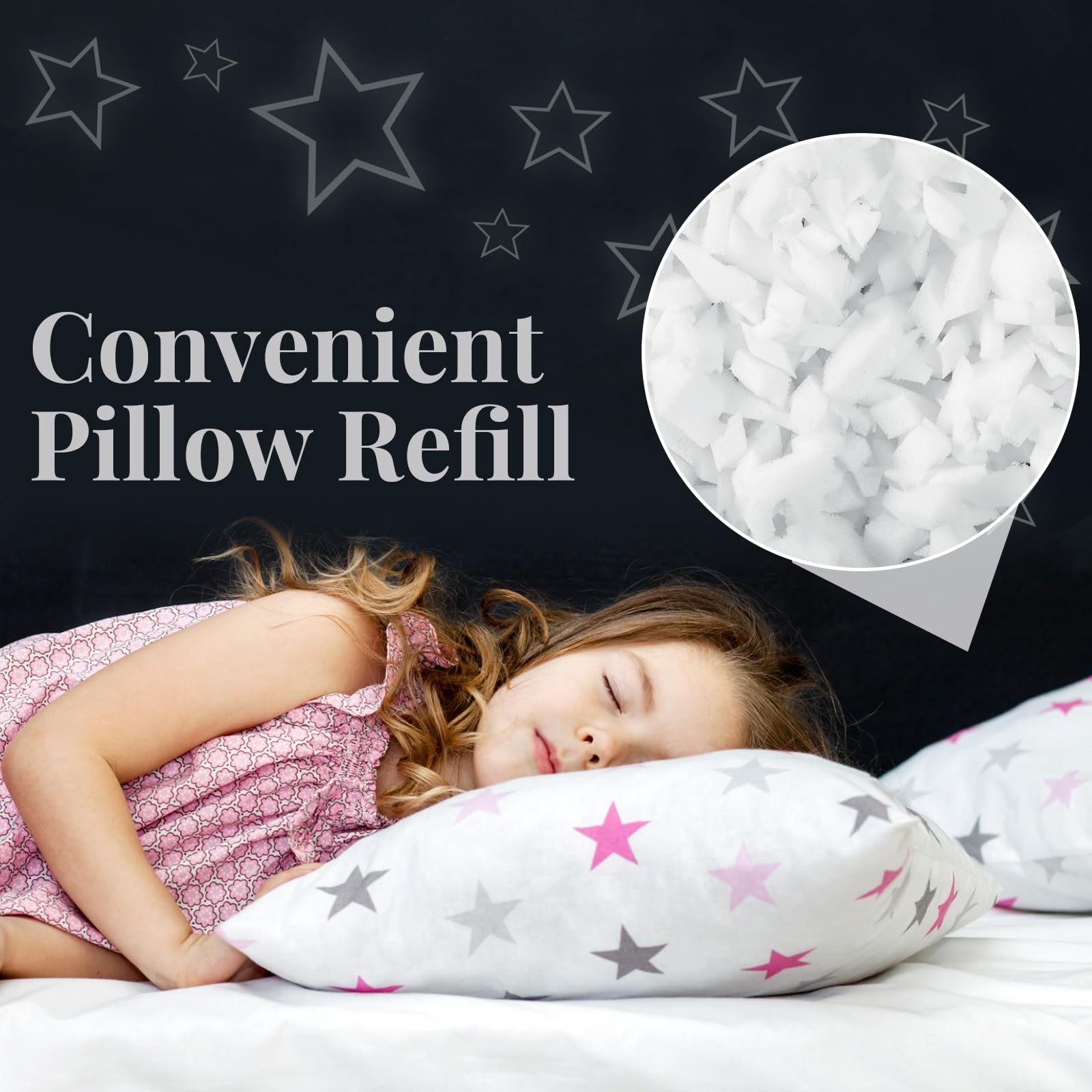 Premium 40lbs Bean Bag Filler Bulk - Ultra Soft Memory Foam Stuffing for Bean Bag Refill, Dog Beds, Pillows & Cushions | Shredded Foam Filling for DIY Crafts, Stuffed Animals & Home Decor (White) - Perfect for Living Rooms, Kids' Play Areas & Pet Comfort Spaces