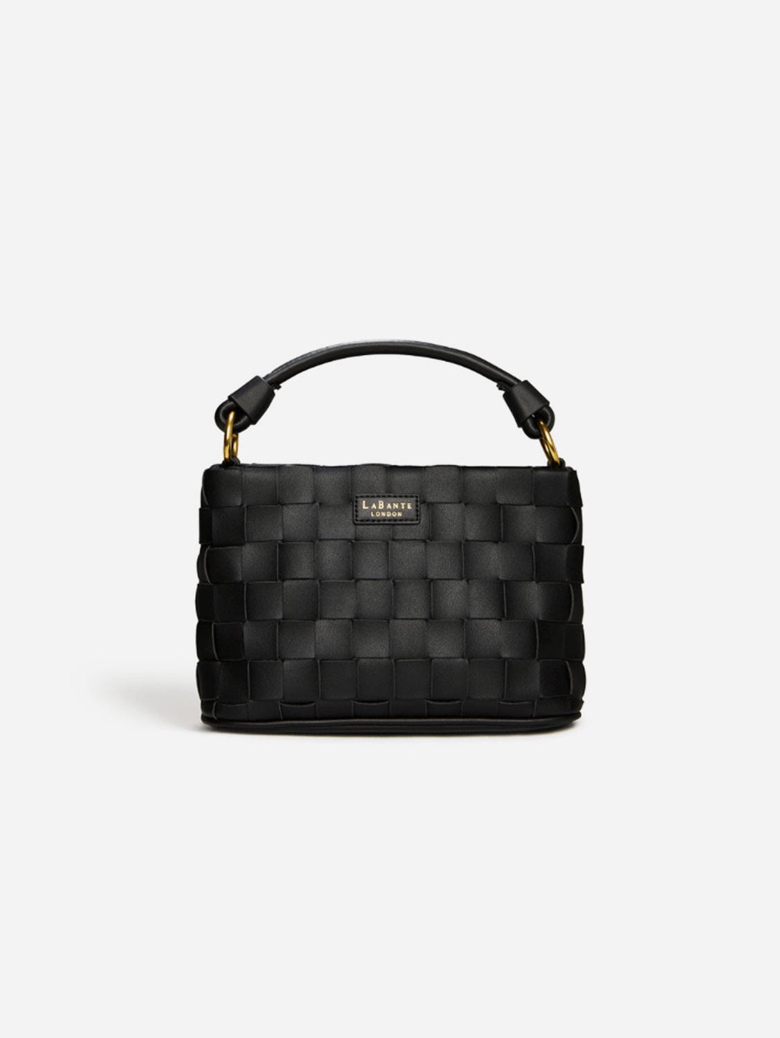 Baby Bella Vegan Leather Crossbody Bag for Women - Stylish & Durable Black Woven Purse - Perfect for Everyday Use, Travel & Shopping