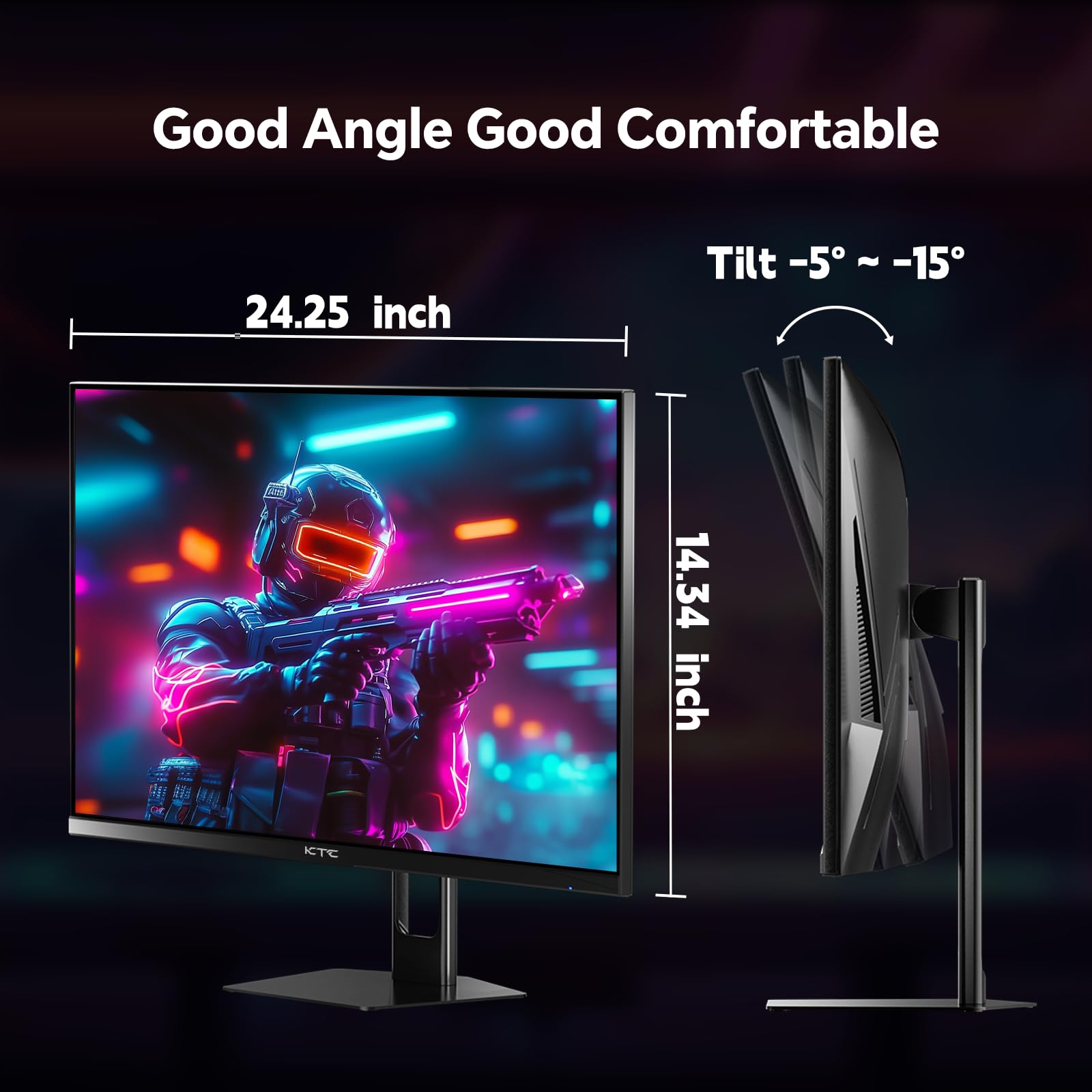 27 Inch Gaming Monitor 180Hz Full HD 1920x1080 Fast IPS Display with 1ms Response, FreeSync, HDR | DP 1.4 & HDMI 2.0 Ports | VESA Mount | Frameless Design | Perfect for Esports, FPS & Console Gaming (H27F22)