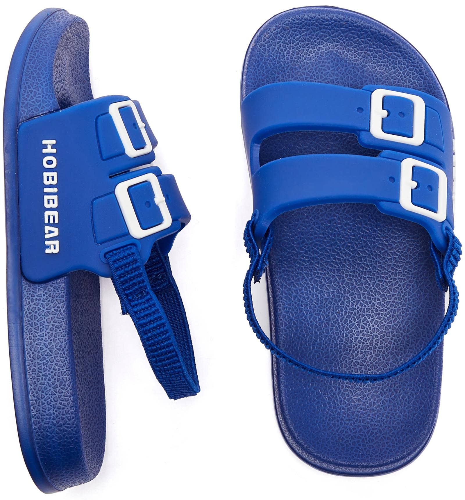HOBIBEAR Toddler Boys Girls Water Shoes - Slip-On Sandals with Soft Footbed for Beach, Pool, Playground & Outdoor Activities