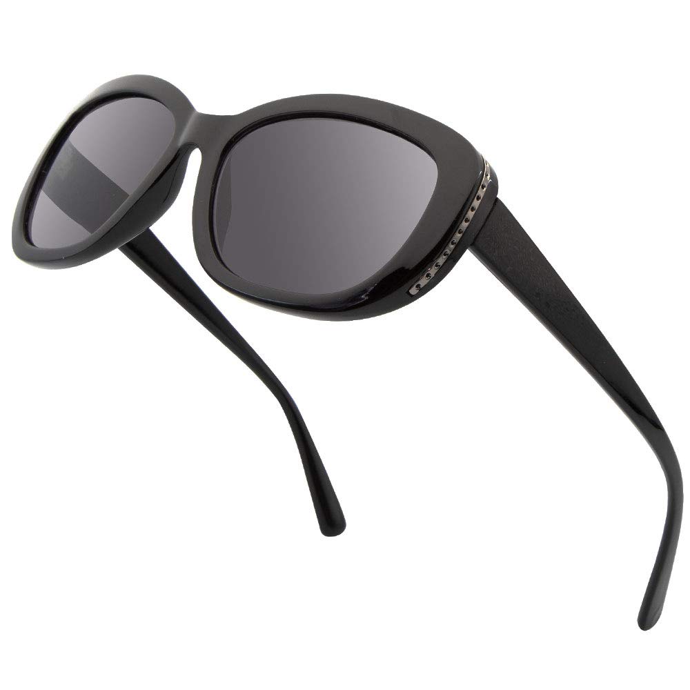 VITENZI Women's Tinted Reading Sunglasses with Built-In Full Readers - Stylish Prescription Sun Glasses for Outdoor Reading, Beach & Driving