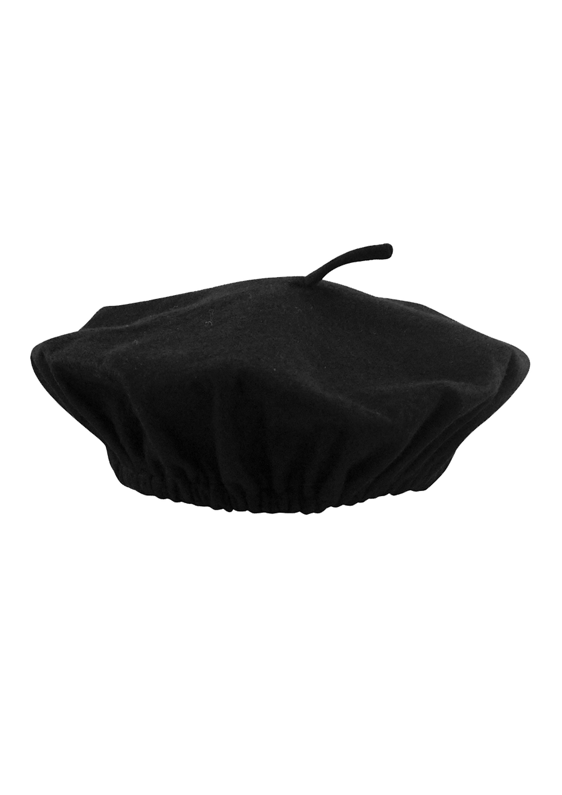 2 Pack Men's Black French Beret Hat - Vintage Wool Fancy Dress Costume Accessory for Cosplay, Halloween & Themed Parties - One Size Fits Most Adults by Henbrandt