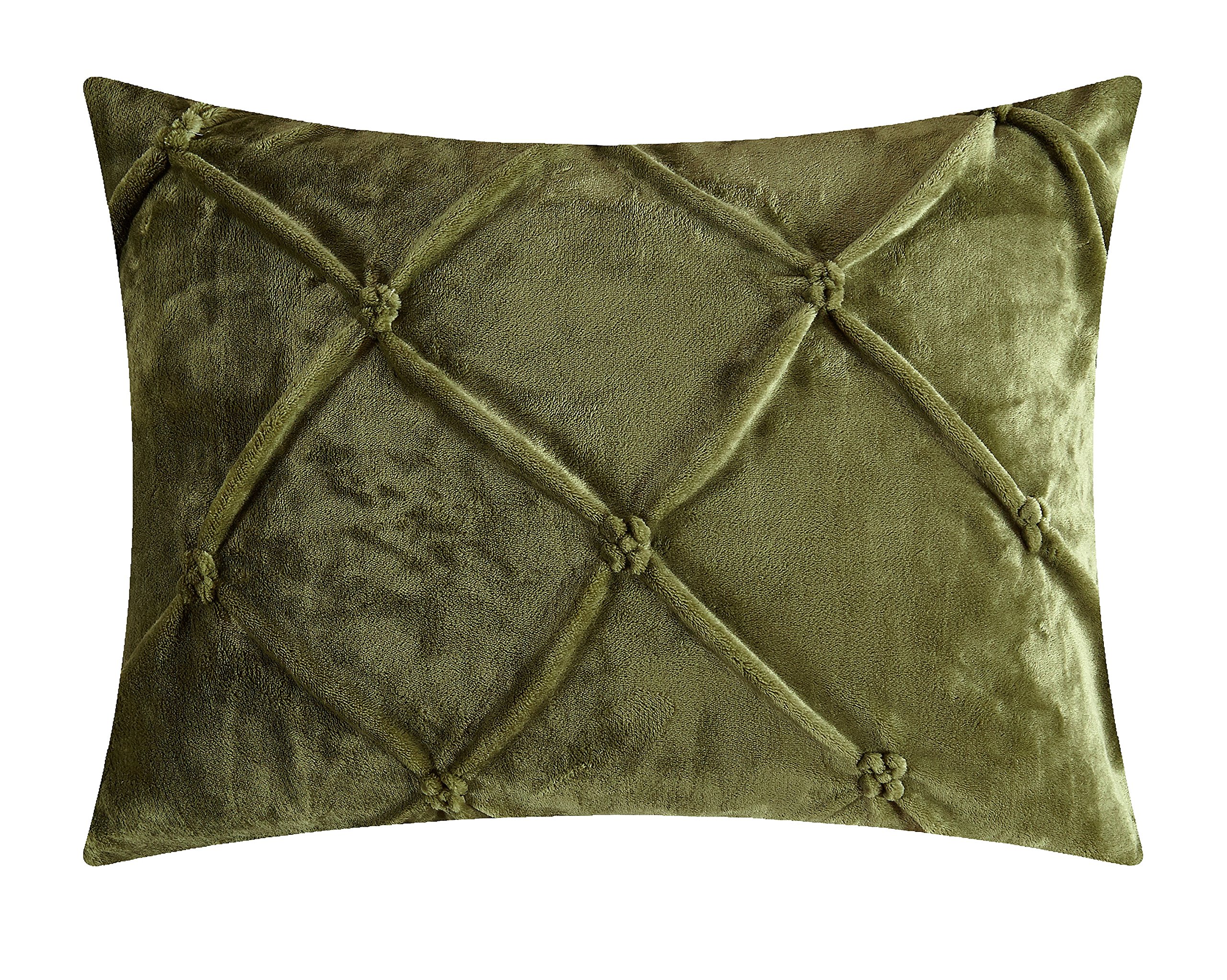 Chic Home Josepha King Size Comforter Set - Soft Luxury Bedding in Emerald Green for Master Bedroom & Guest Room Decor