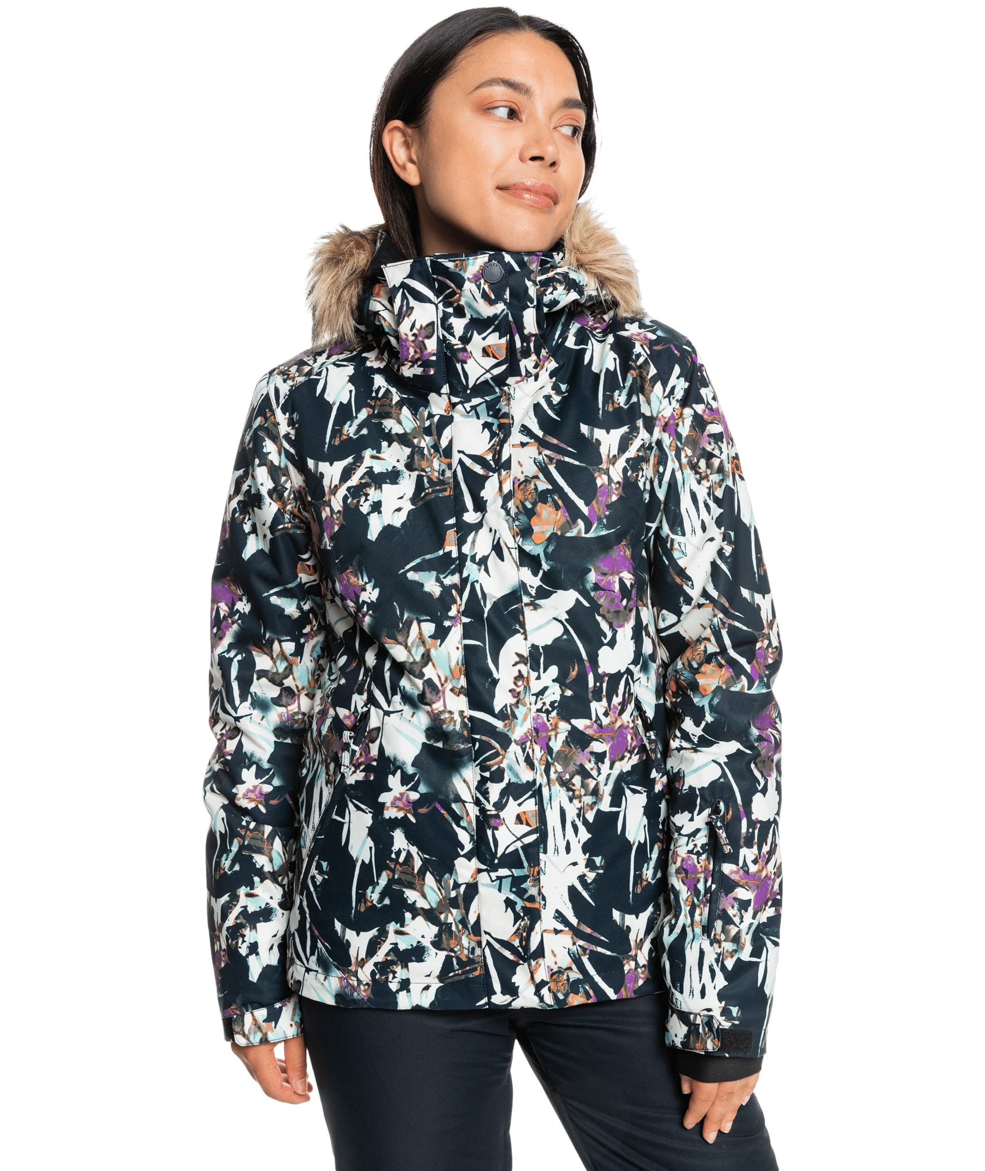 Roxy Jet Ski WarmFlight Insulated Jacket for Women - Waterproof Windproof Winter Paddle Boarding Coat - Perfect for Kayaking, Snowboarding & Cold Weather Outdoor Activities