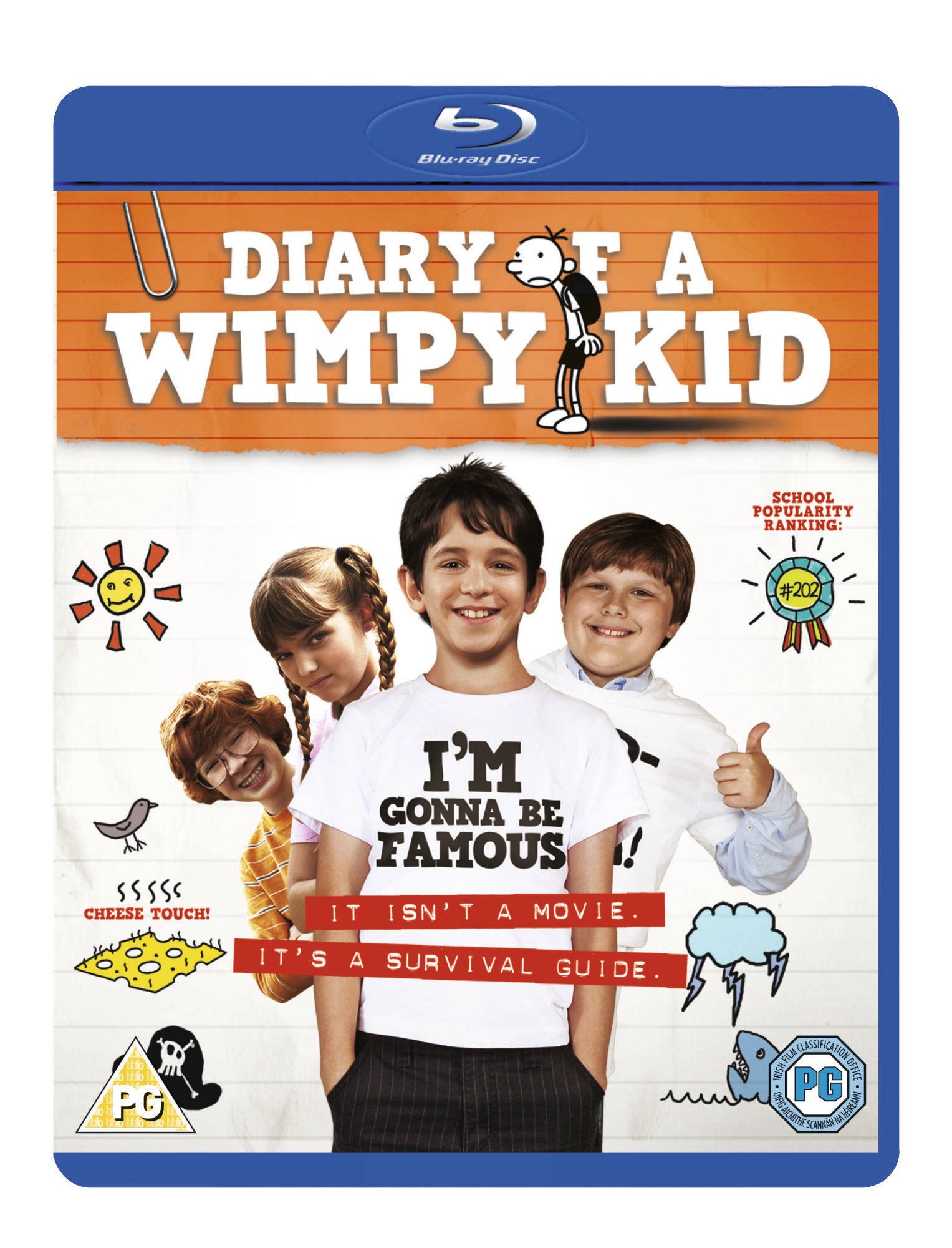 Diary of a Wimpy Kid Blu-ray Movie - Family Comedy Film for Kids & Teens - Perfect for Movie Nights & Birthday Gifts