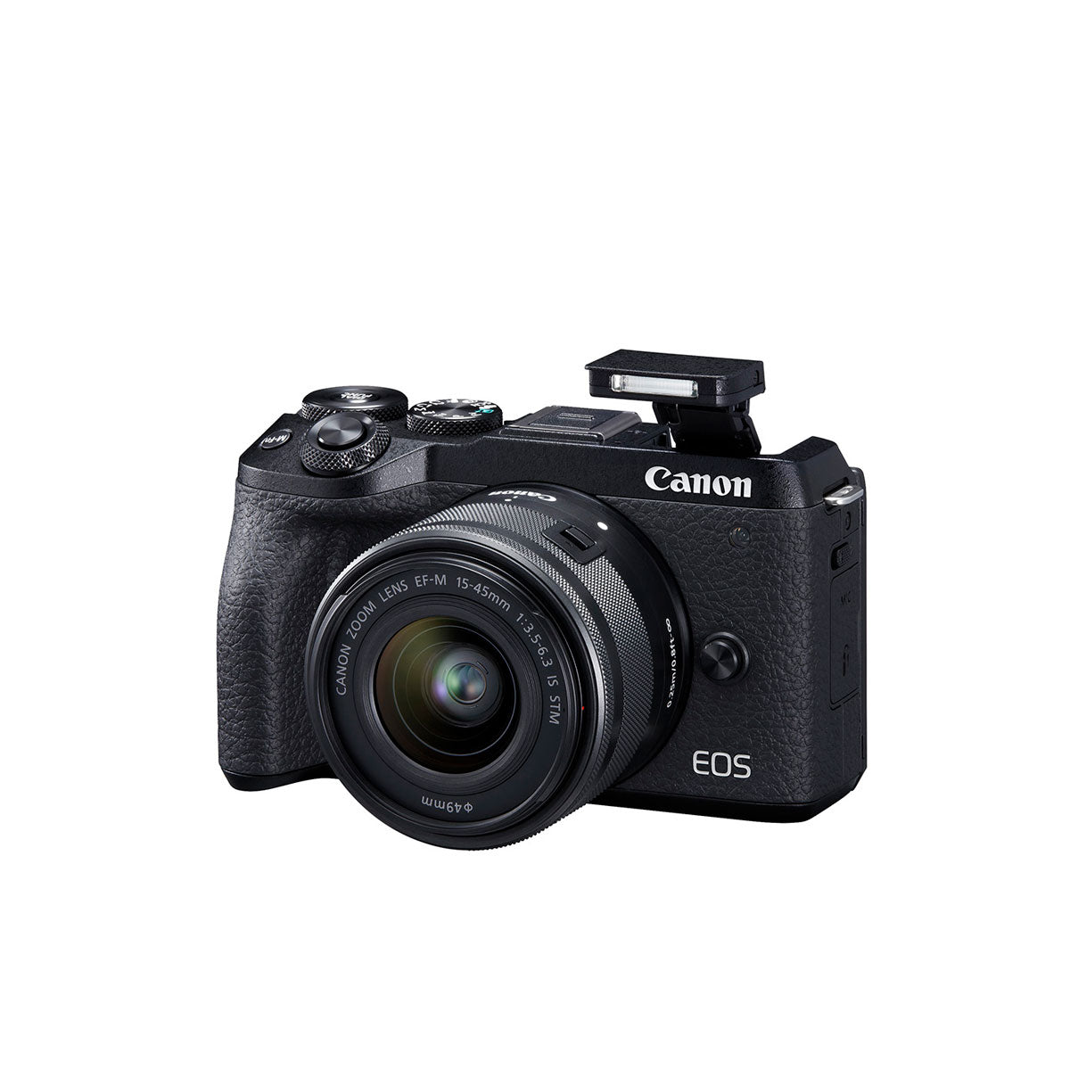 Canon EOS M6 Mark II Mirrorless Digital Camera with 15-45mm Lens Kit, 4K Video, 32.5MP APS-C Sensor, WiFi & Bluetooth - Perfect for Travel Photography, Vlogging & Content Creation (Black)