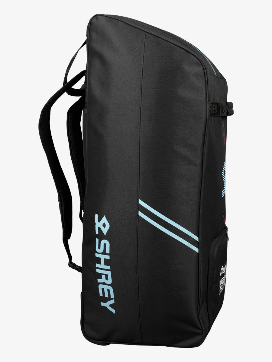 Shrey Star Duffle 2.0 Cricket Bag - Premium Black & Blue Sports Duffel for Cricket Players | Perfect for Practice, Matches & Travel