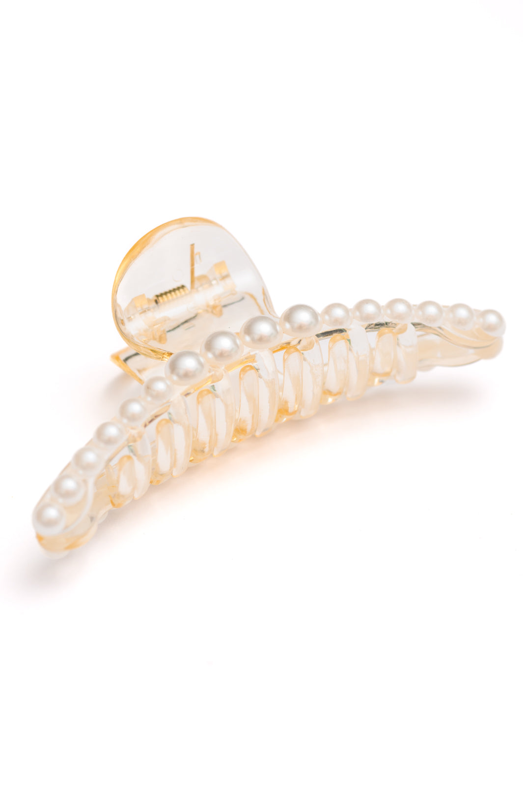3-Piece Pearl and Marble Hair Clips Set - Elegant Hair Accessories for Women, Girls, Bridal & Special Occasions