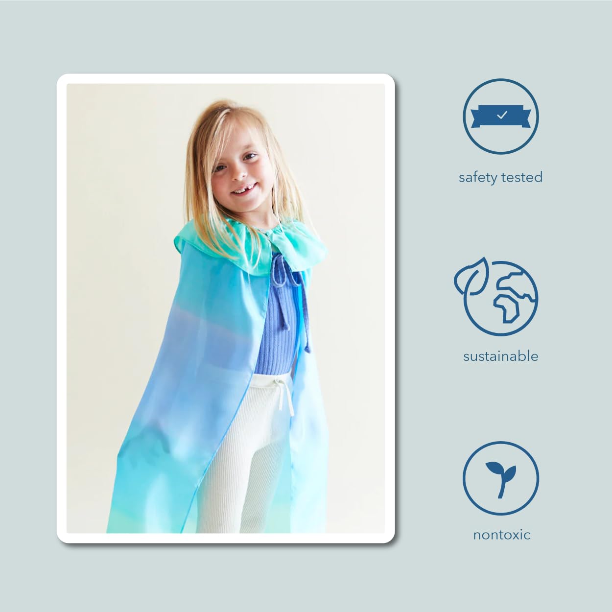 Sarah's Silks Play Cape - Waldorf & Montessori Inspired Dress-Up Costume for Kids | Perfect for Imaginative Play, Storytelling & Theater Performances
