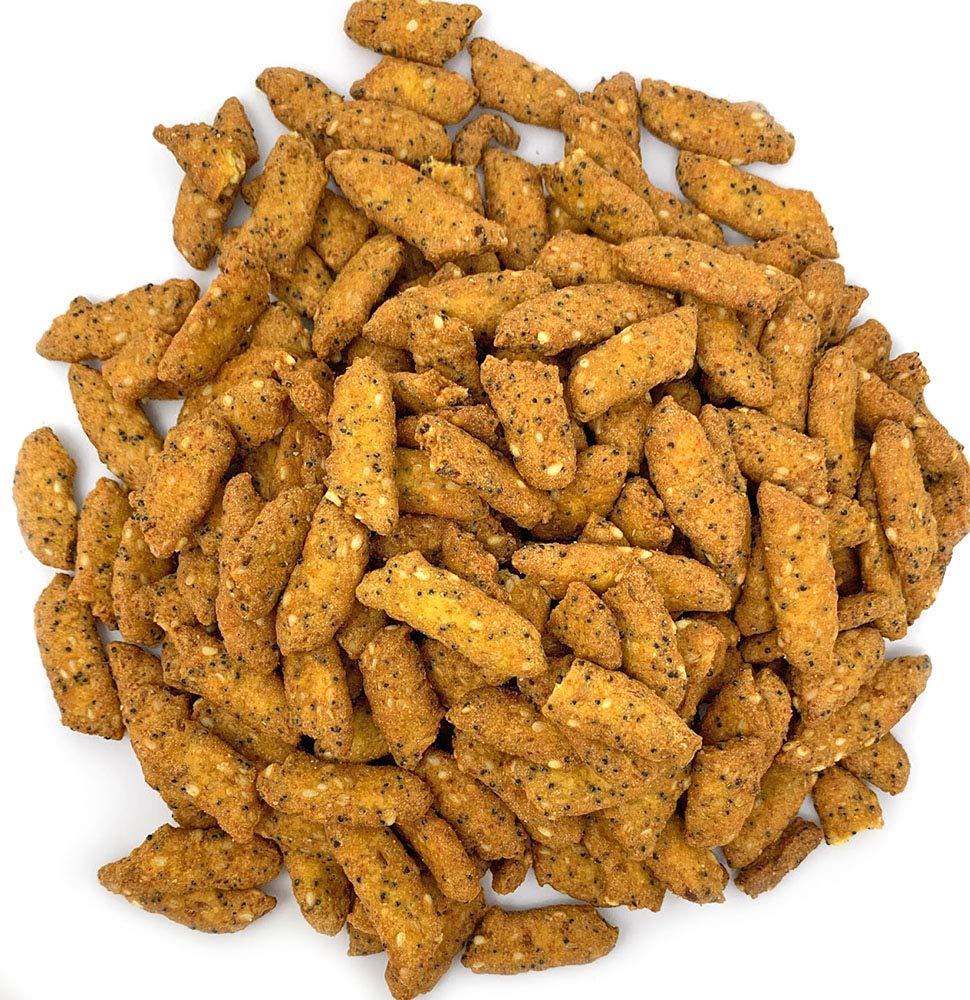 SweetGourmet Everything Sesame Sticks - Crunchy Healthy Snack, 1 Pound Bag | Gluten-Free, Vegan, Non-GMO | Perfect for On-the-Go, Office Snacking & Party Trays