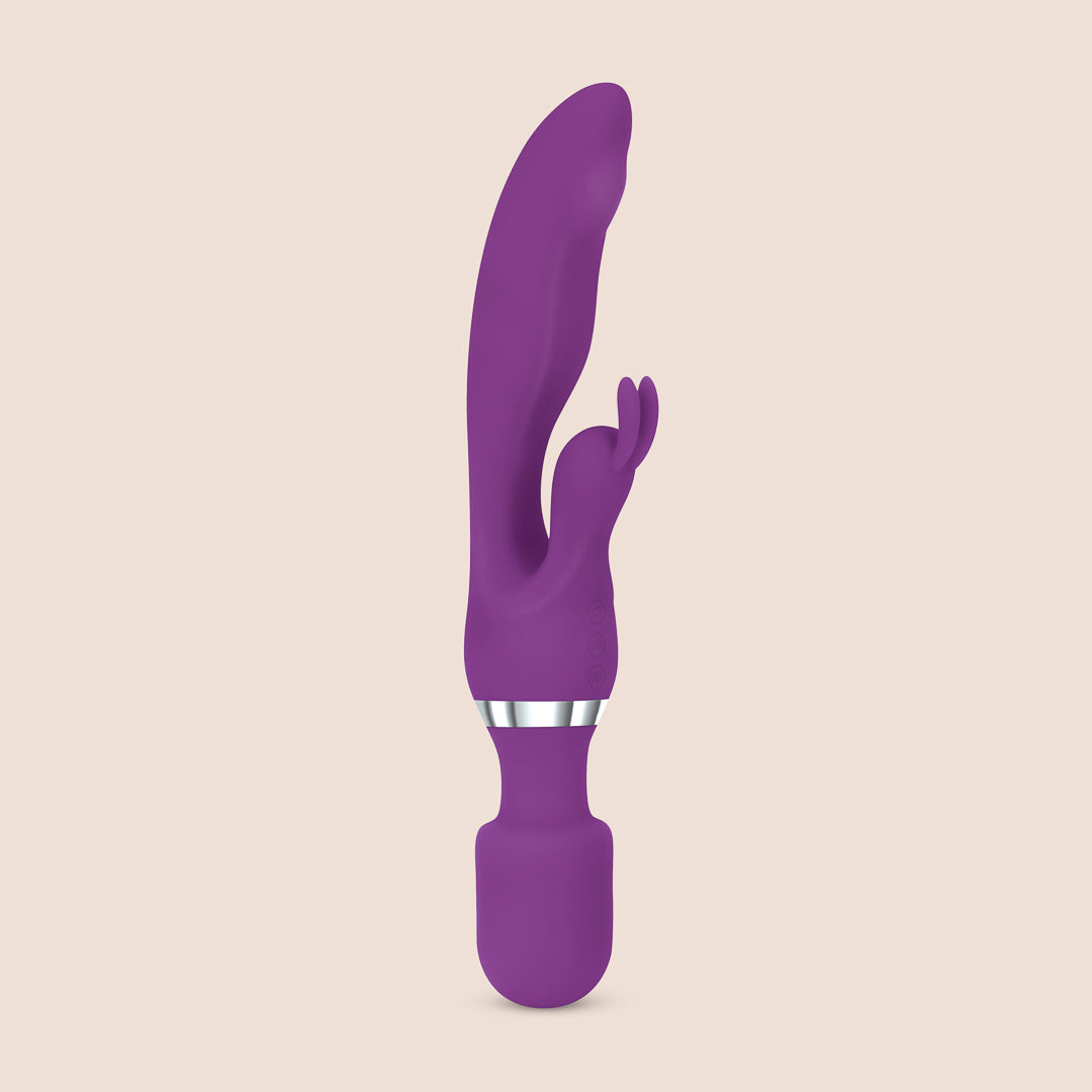 The G Motion Rabbit Wand - Rechargeable Silicone Rabbit Vibrator for Women | Powerful Dual Stimulation, Waterproof & Quiet | Perfect for Couples Play & Solo Pleasure