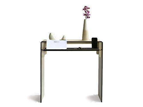 28x7 Inches Narrow Wood Console Table with Storage Shelf - Modern Thin Design for Hallway, Behind Sofa, Small Spaces - Entryway, Radiator Cover - 70cm Wide, 18cm Deep - Available in Grey & More Colors