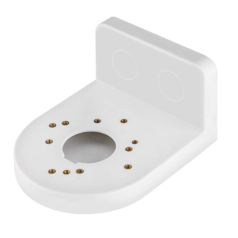 Universal ABS Plastic Dome Camera Mount - Adjustable Anti-Static Indoor/Outdoor Wall & Ceiling Bracket for CCTV/DVR/IP Security Cameras | White | Ideal for Home, Office & Business Surveillance Systems