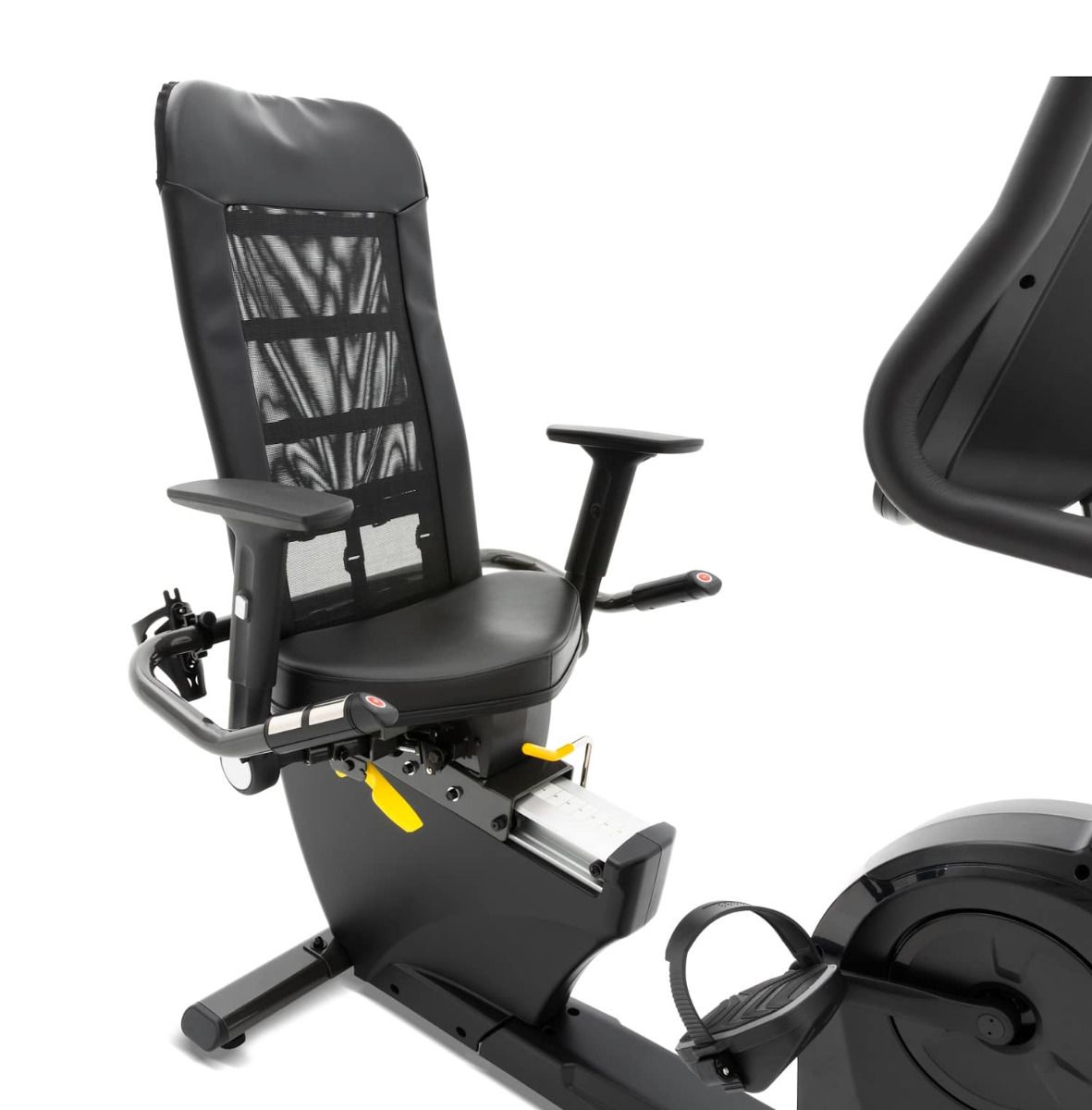 Spirit XBR55ENT Recumbent Exercise Bike with Entertainment Series - Home Gym Equipment for Cardio Workout & Indoor Cycling Training