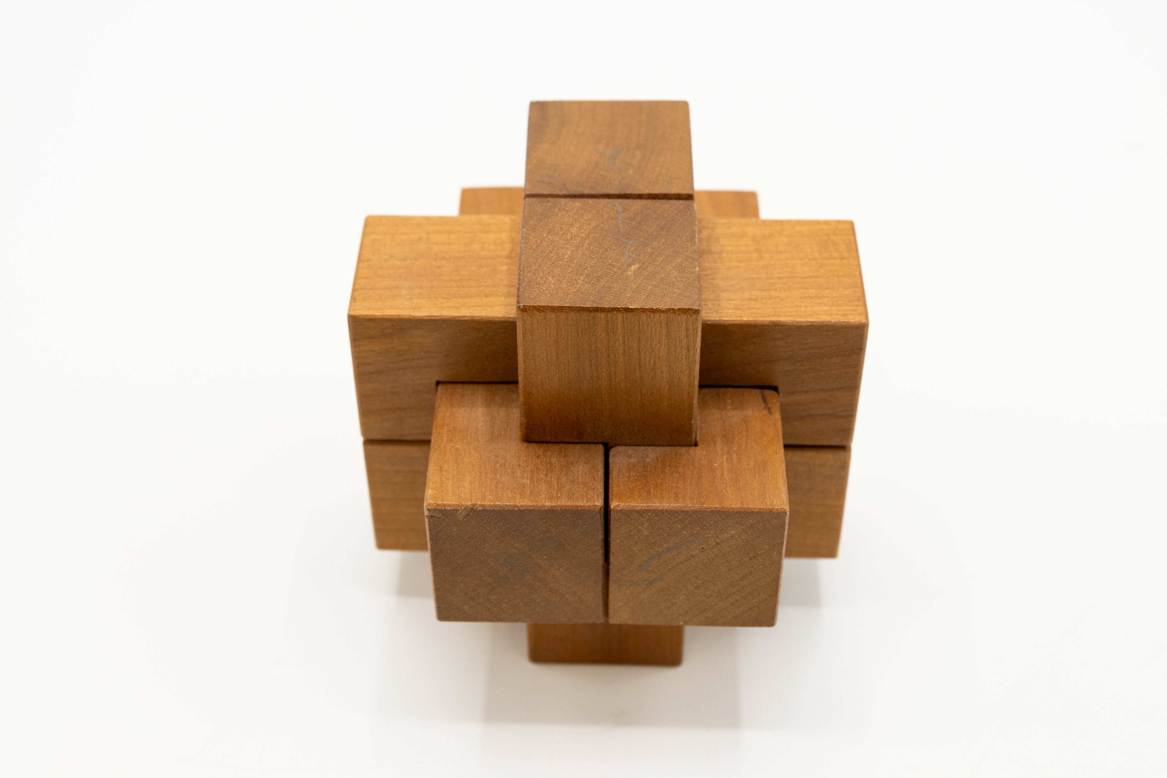 STC Bill's Baffling Burr - Premium Wooden Brain Teaser Puzzle for Adults & Kids - Perfect for Stress Relief, Office Desk Decor, and Family Game Night