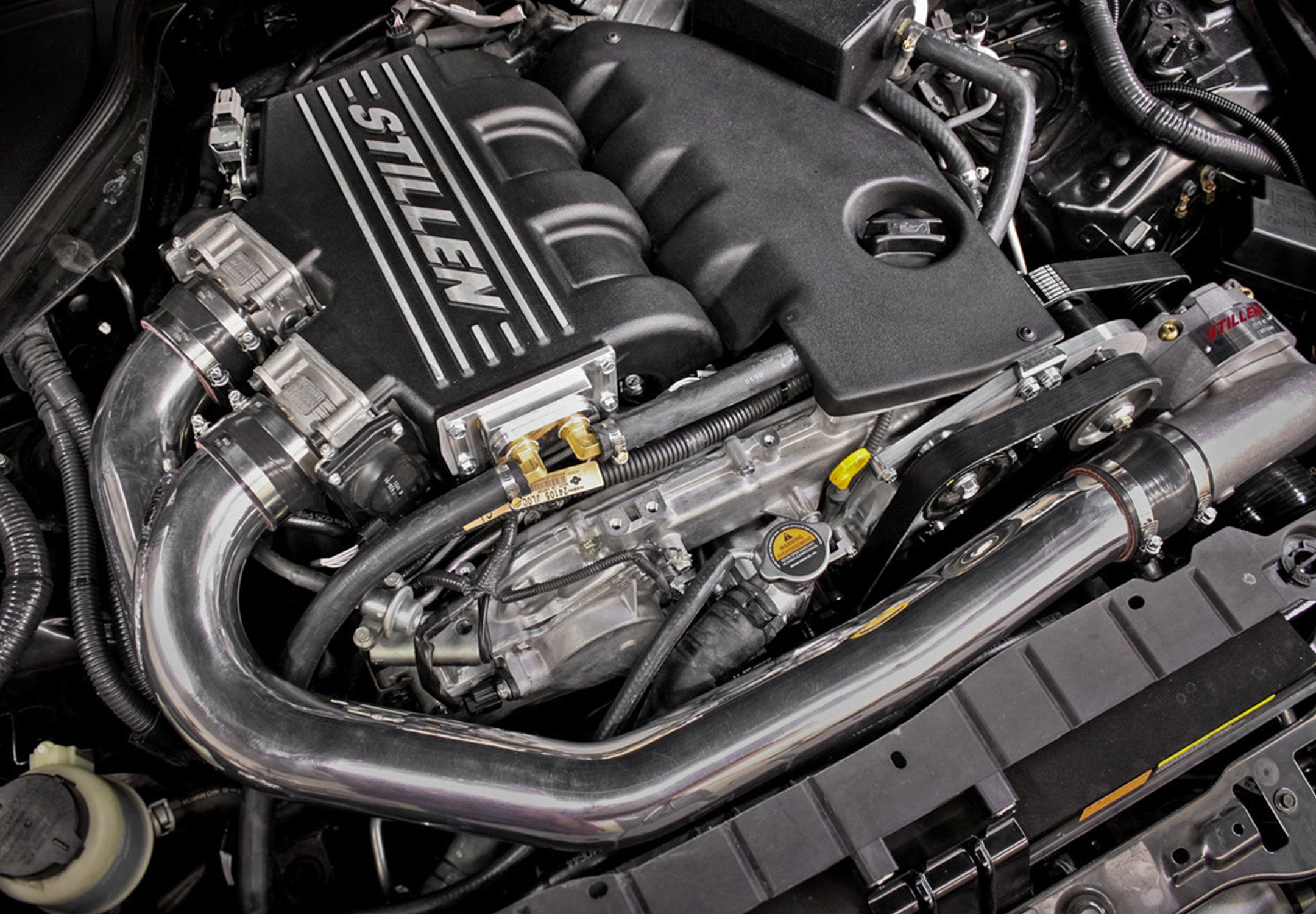 2014-2015 Infiniti Q50 Supercharger Tuner Kit - High Performance Satin Finish (Part# 407780T) | Boost Horsepower & Acceleration for Street Racing & Track Days