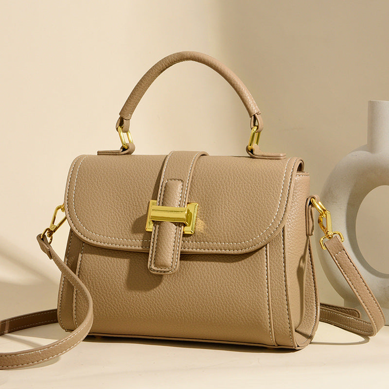 2025 Women's Fashion Large Capacity Crossbody Shoulder Bag - Premium Soft Leather Handbag for Autumn & Winter - Versatile Everyday Purse for Work, Travel & Shopping
