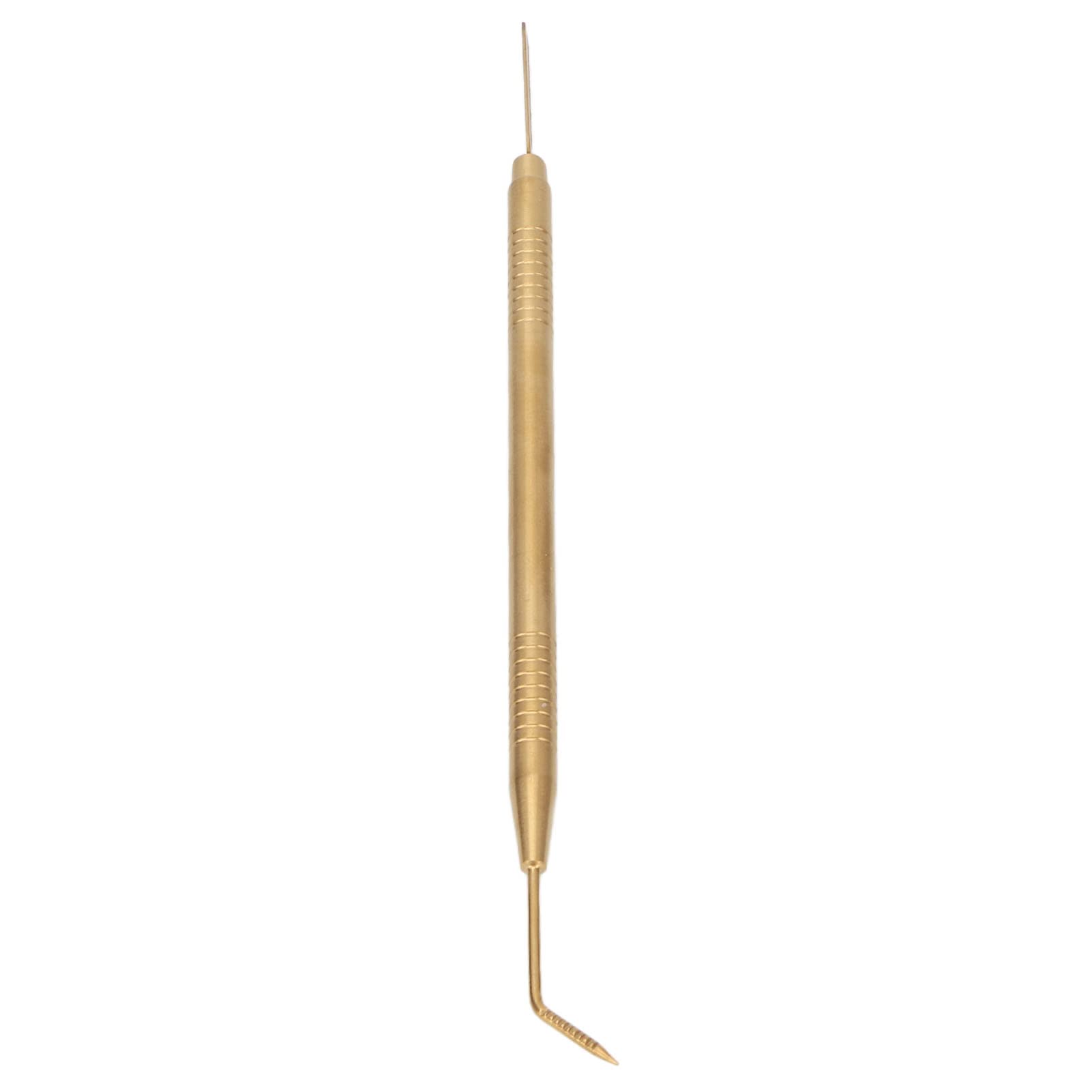 2 in 1 Eyelash Lift and Tint Tool - 45° Anti-Slip Pointed Tip with Comfortable Grip for Professional Lash Extensions | Perfect for Lash Salons, Home Use & DIY Beauty (Gold)