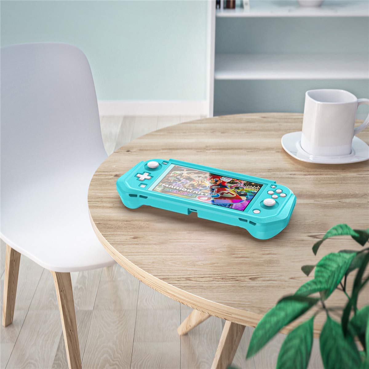 iNOTOGG Turquoise Anti-Scratch Protective Case for Nintendo Switch Lite - Ergonomic Grip Cover with Precise Cutouts | Perfect for Gaming, Travel & Everyday Protection