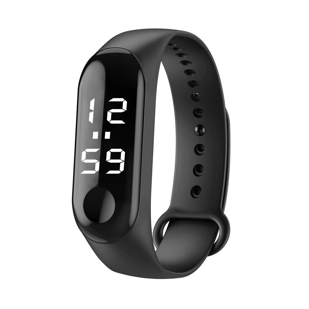 Digital LED Sports Watch for Men & Women - Unisex Silicone Band Wristwatch with Waterproof Design - Perfect for Running, Gym Workouts & Outdoor Activities