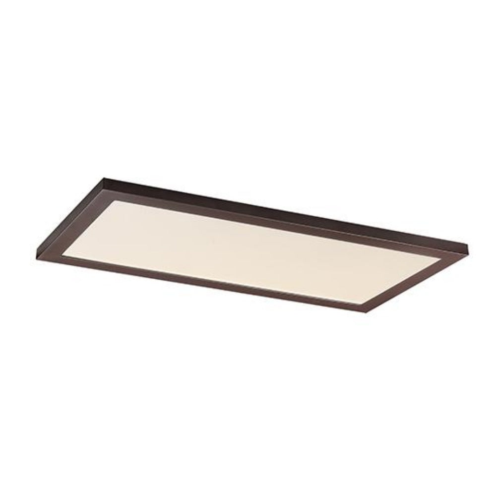 Acker LED Flush Mount Ceiling Light - Ultra Thin Modern Fixture for Bedroom, Kitchen, Hallway - Energy Efficient Dimmable Lighting (3000K Warm White) - Perfect for Home, Office and Commercial Spaces