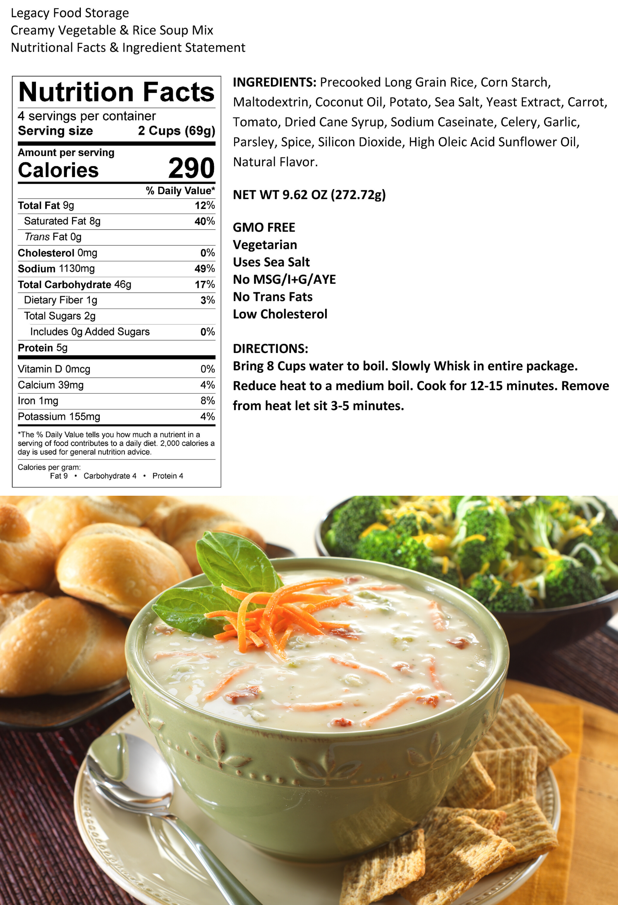 Legacy Gluten Free Entrée Bucket - 120 Servings | Emergency Food Supply, Camping & Survival Meals | Long Shelf Life Gluten-Free Meals