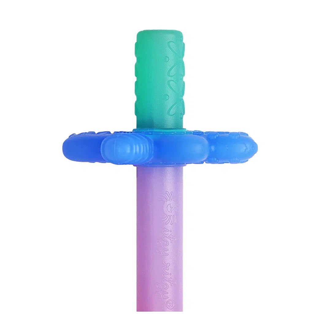 Itzy Ritzy Teensy Tubes - Pink Rainbow Silicone Teething Toys for Babies | Soothing Relief for Teething Pain, Perfect for On-the-Go & Travel