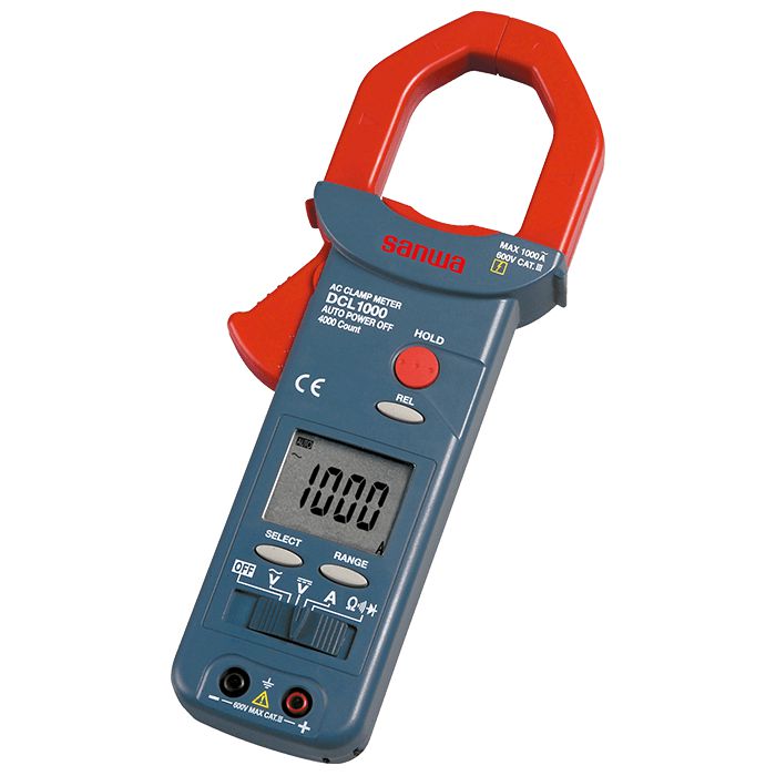 DCL1000 Digital AC Clamp Meter - 1000A Large Jaw Current Tester with Auto-Ranging for HVAC, Electrical Maintenance & Industrial Use | Perfect for Electricians and DIY Home Repairs