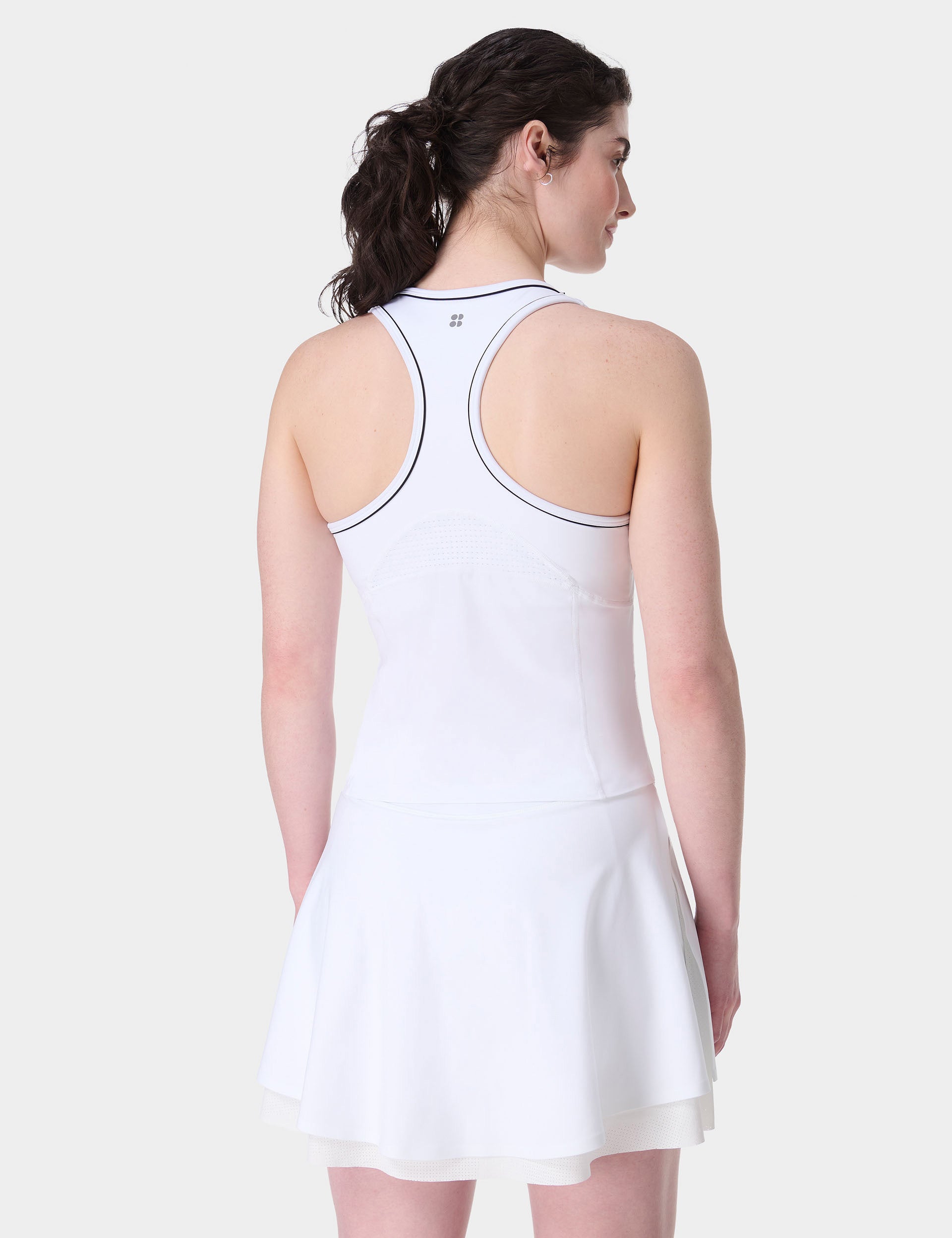 Pro Racket Power Tank - Premium Tennis Racket for Power & Control | White | Perfect for Competitive Matches & Training Sessions