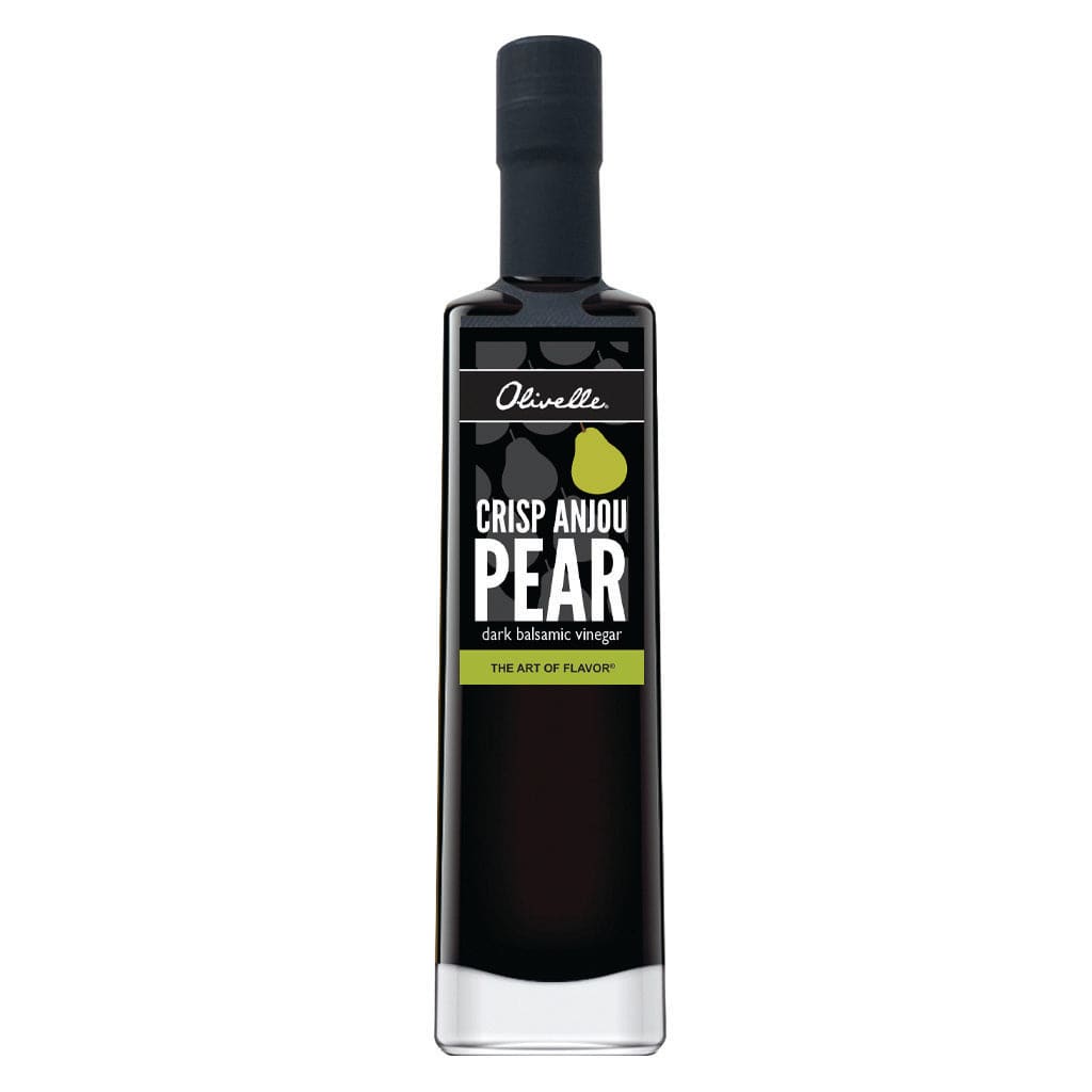 Premium Barrel Aged Crisp Anjou Pear Balsamic Vinegar - Gourmet Salad Dressing & Marinade for Cooking, Cocktails & Charcuterie Boards