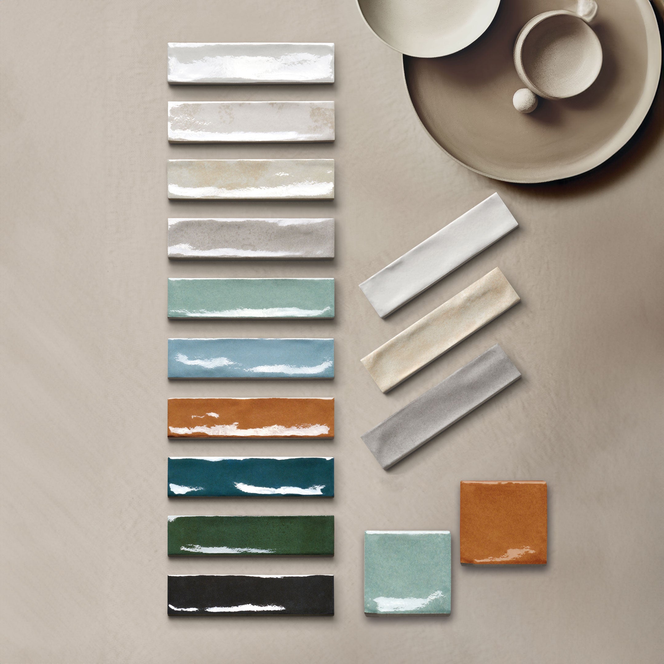 Authentic Marrakech Zellige Subway Tiles - Handcrafted Moroccan Ceramic Wall & Backsplash Tiles - Perfect for Kitchen, Bathroom & Home Decor