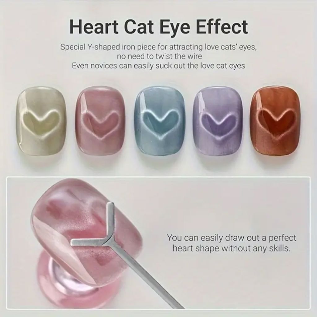 Perfect Love Heart Cat Eye Magnet Design Tool - DIY Crafting, Scrapbooking & Home Decor Accessories for Creative Projects