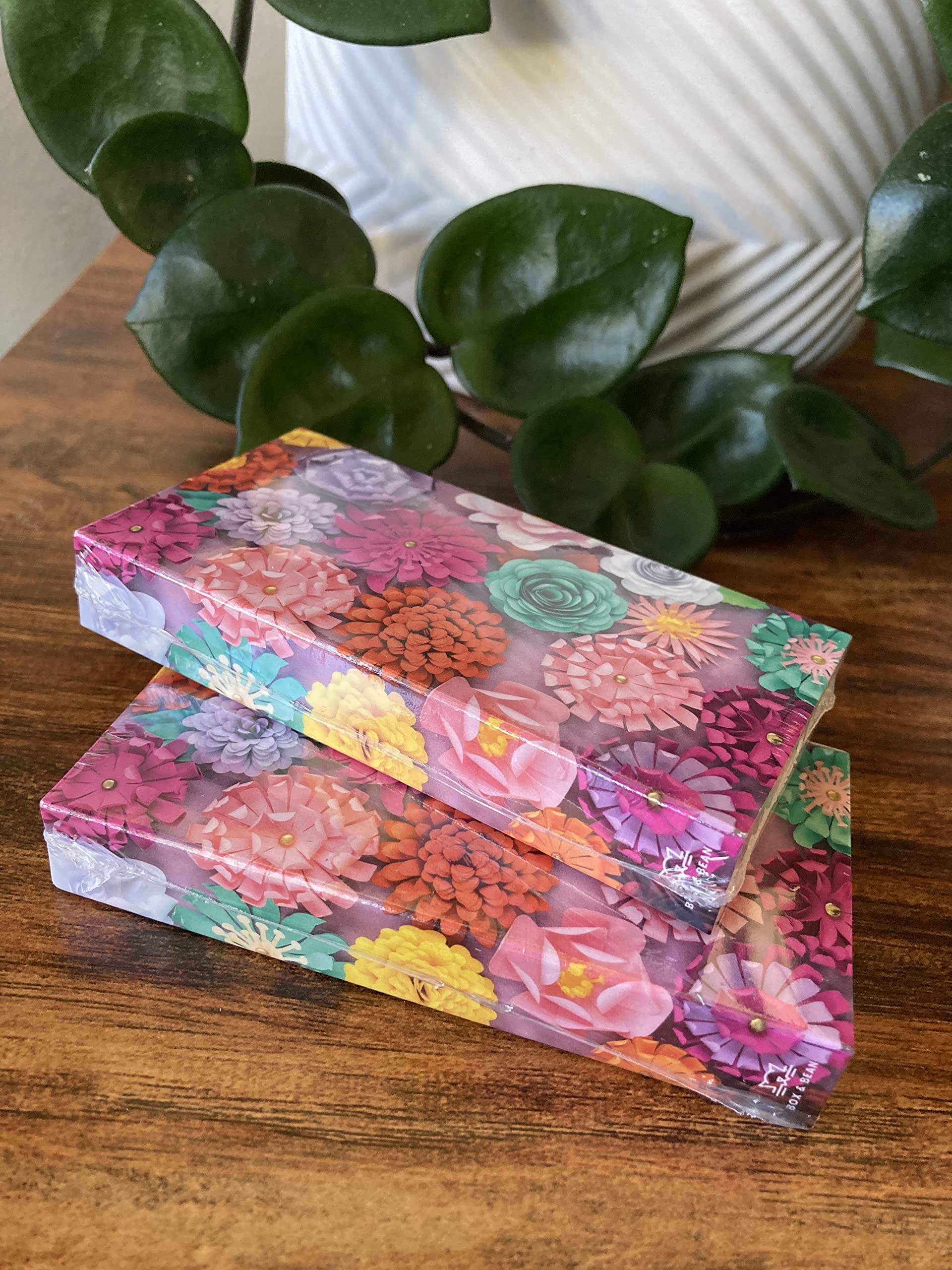 Origami Flowers Decorative Matchboxes with Wooden Matches - Set of 3 | Perfect for Lighting Candles, Fireplaces, Grills, Camping & Home Decor | Elegant Gift for Weddings, Parties & DIY Crafts