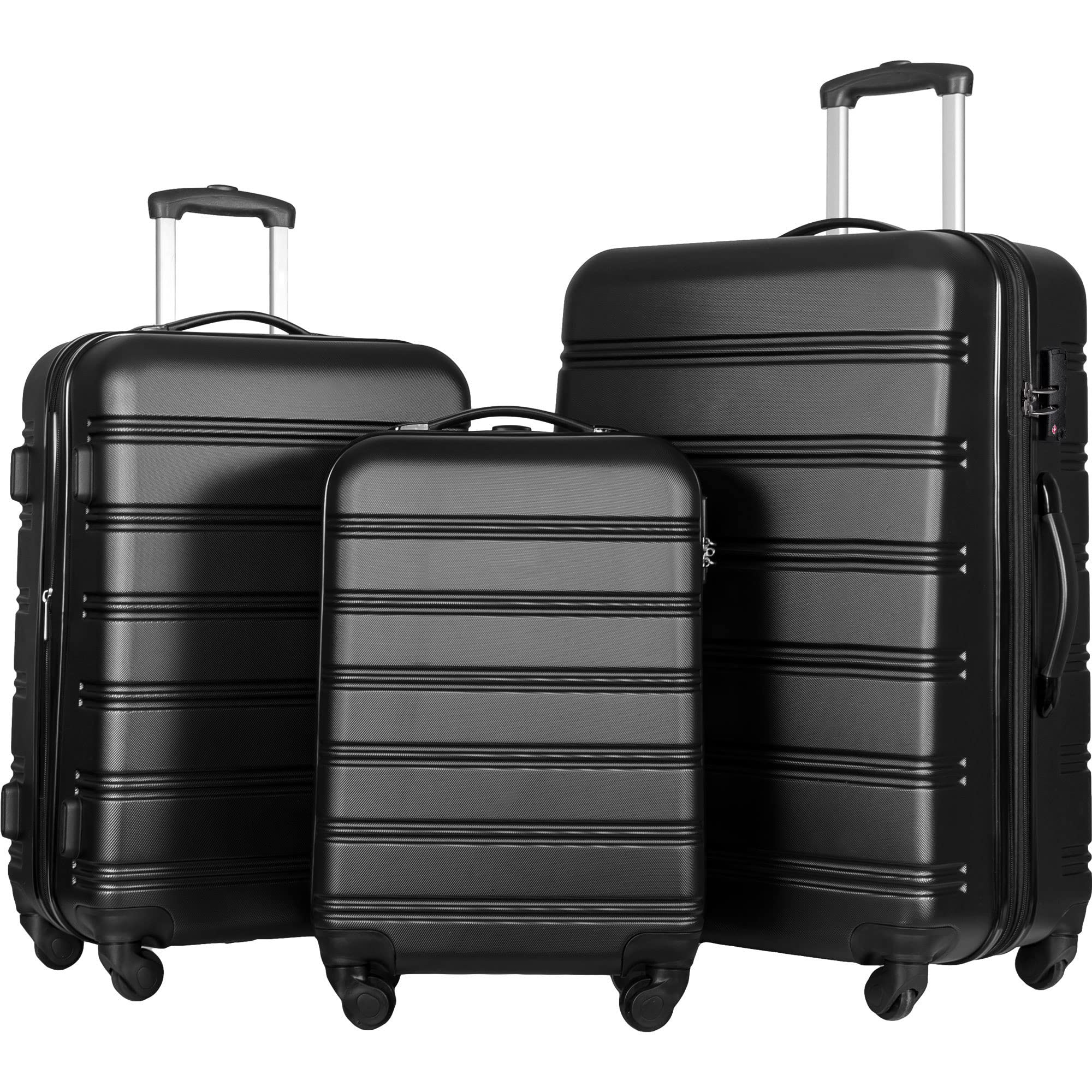 Merax 3-Piece Hardshell Luggage Set (20