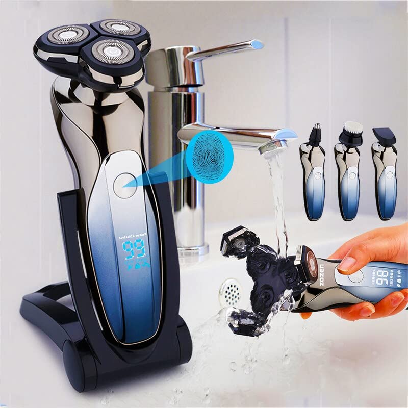 Bald Head Shaver for Men - Electric Shaver & Trimmer with USB Charging, Waterproof Design - Perfect for Travel, Gym & Daily Shaving (Color: A)