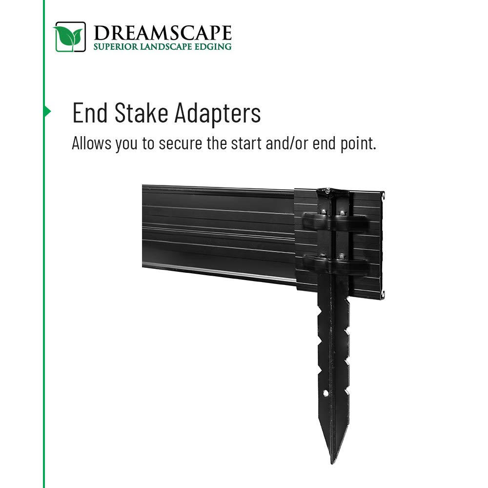 **Dreamscape PRO Aluminum Landscape Edging – Heavy-Duty Metal Lawn Border for Easy Installation – 15 Strips (8ft Each, 120ft Total) – Green Painted – Perfect for Garden, Flowerbed & Yard Landscaping – Ideal for DIY Homeowners & Professional Landscapers**