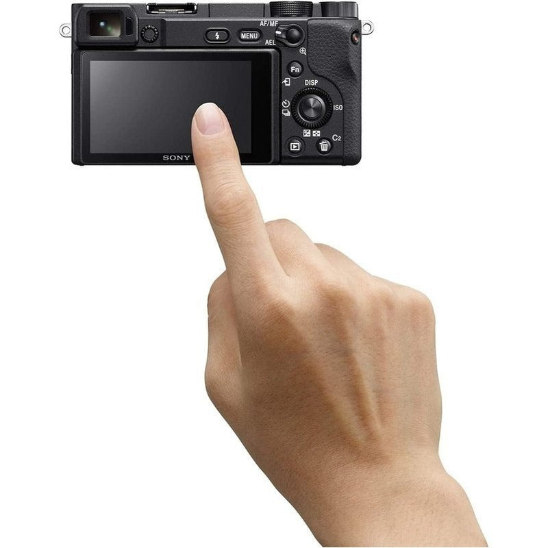 Sony Alpha A6400 Mirrorless Digital Camera with 16-50mm Lens | 4K Video, Fast Autofocus & Flip Screen for Vlogging, Travel & Photography