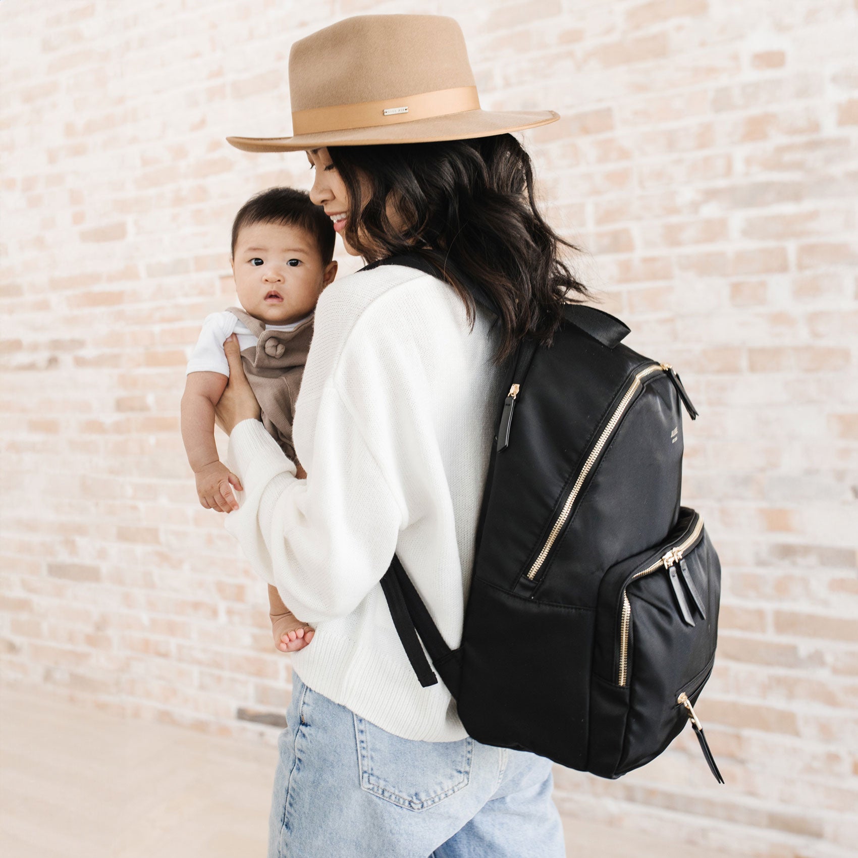 JuJuBe Everyday Backpack - Lightweight Waterproof Diaper Bag for Moms, Baby Essentials Organizer with Multiple Pockets - Perfect for Travel, Daycare & On-the-Go Parents