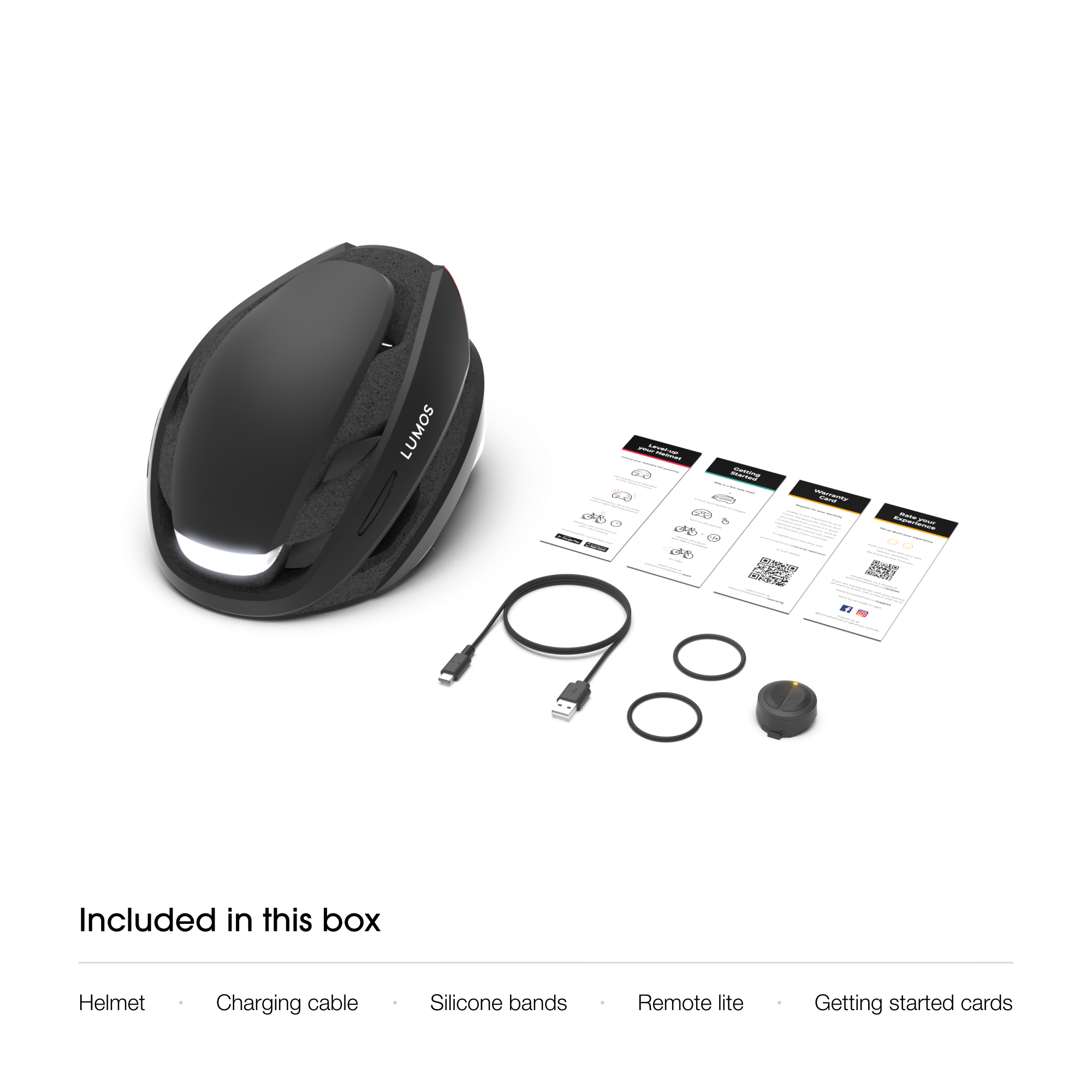 Lumos Ultra Smart Bike Helmet with LED Lights - High Visibility, USB Rechargeable, Lightweight & Durable for Night Cycling, Commuting & Urban Safety