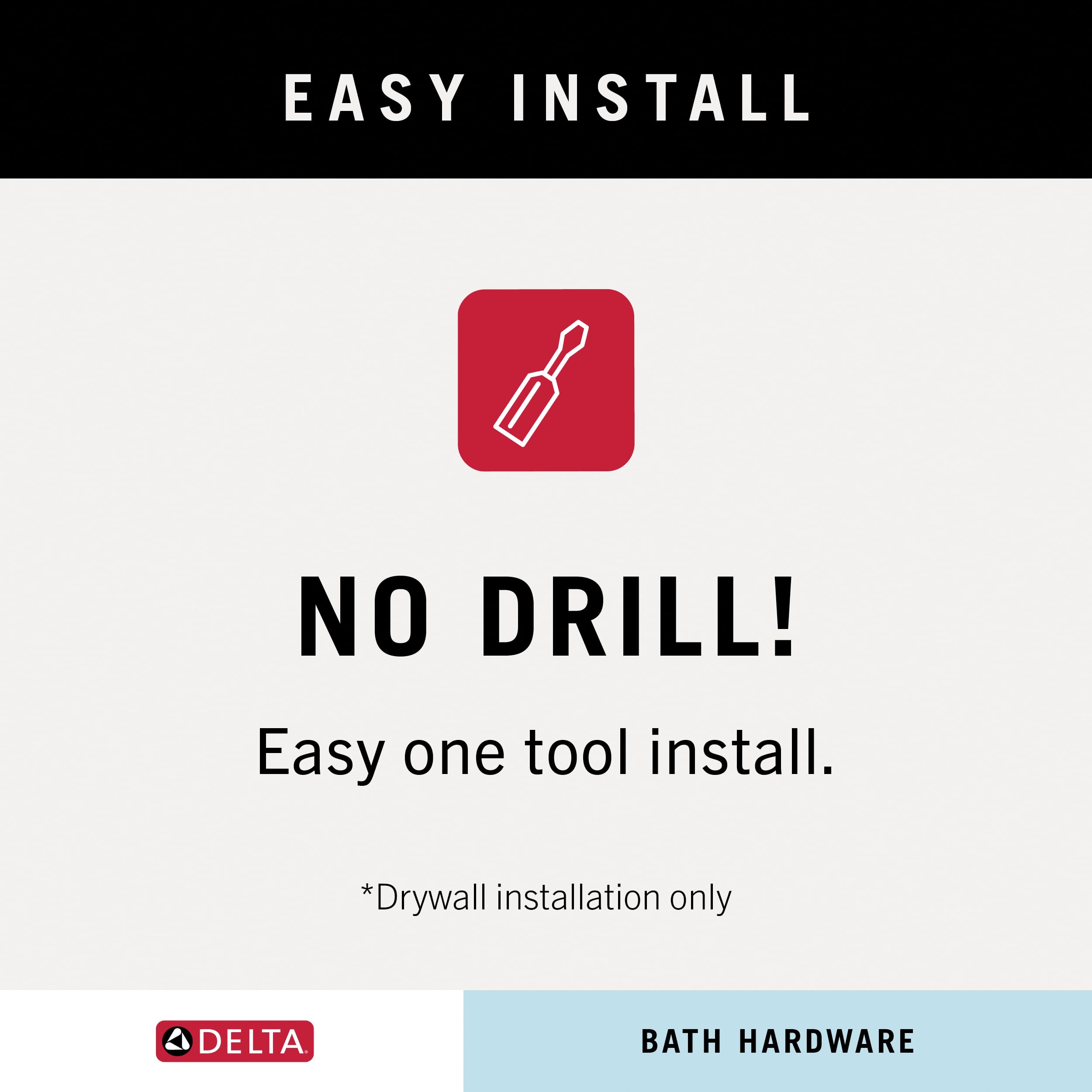Delta ESA50-DN Brushed Nickel Spring Loaded Toilet Paper Holder with SpotShield Finish - Durable Bathroom Tissue Roll Dispenser for Home, Hotel & Office Use
