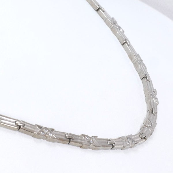 18K White Gold Diamond Necklace for Women - Elegant & Luxurious Jewelry Gift for Anniversary, Wedding, or Special Occasions