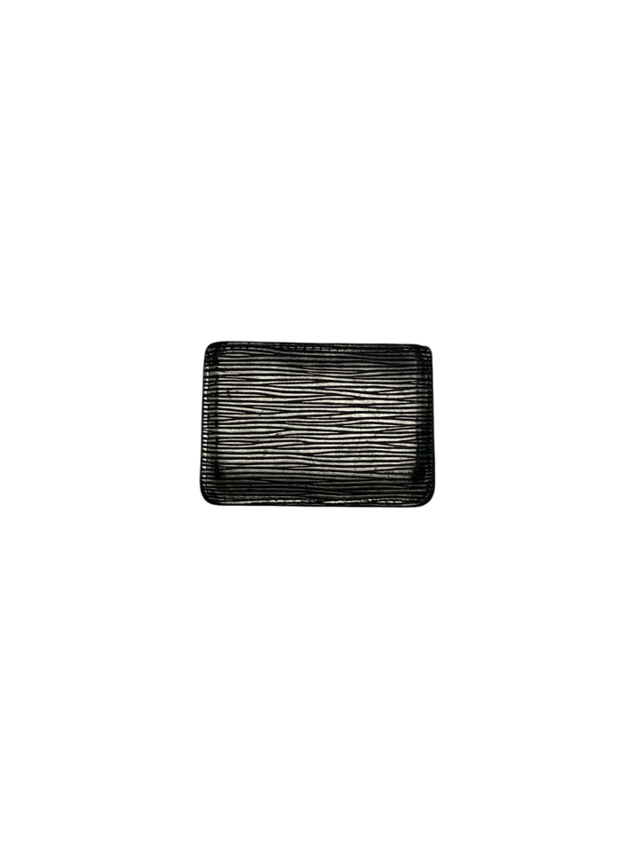 Authentic Vintage Louis Vuitton Black Epi Leather Men's Wallet - Luxury Slim Bifold Card Holder for Everyday Use & Travel Gifts