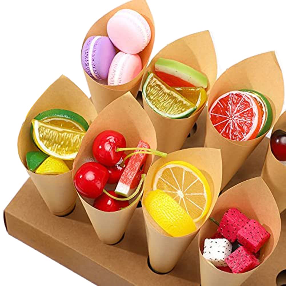 Wedding Confetti Cone Stand Box - 30 Hole Party Confetti Holder Tray for Wedding, Bridal Shower & Birthday Celebrations (Box Only) - Perfect for Confetti Distribution at Special Events