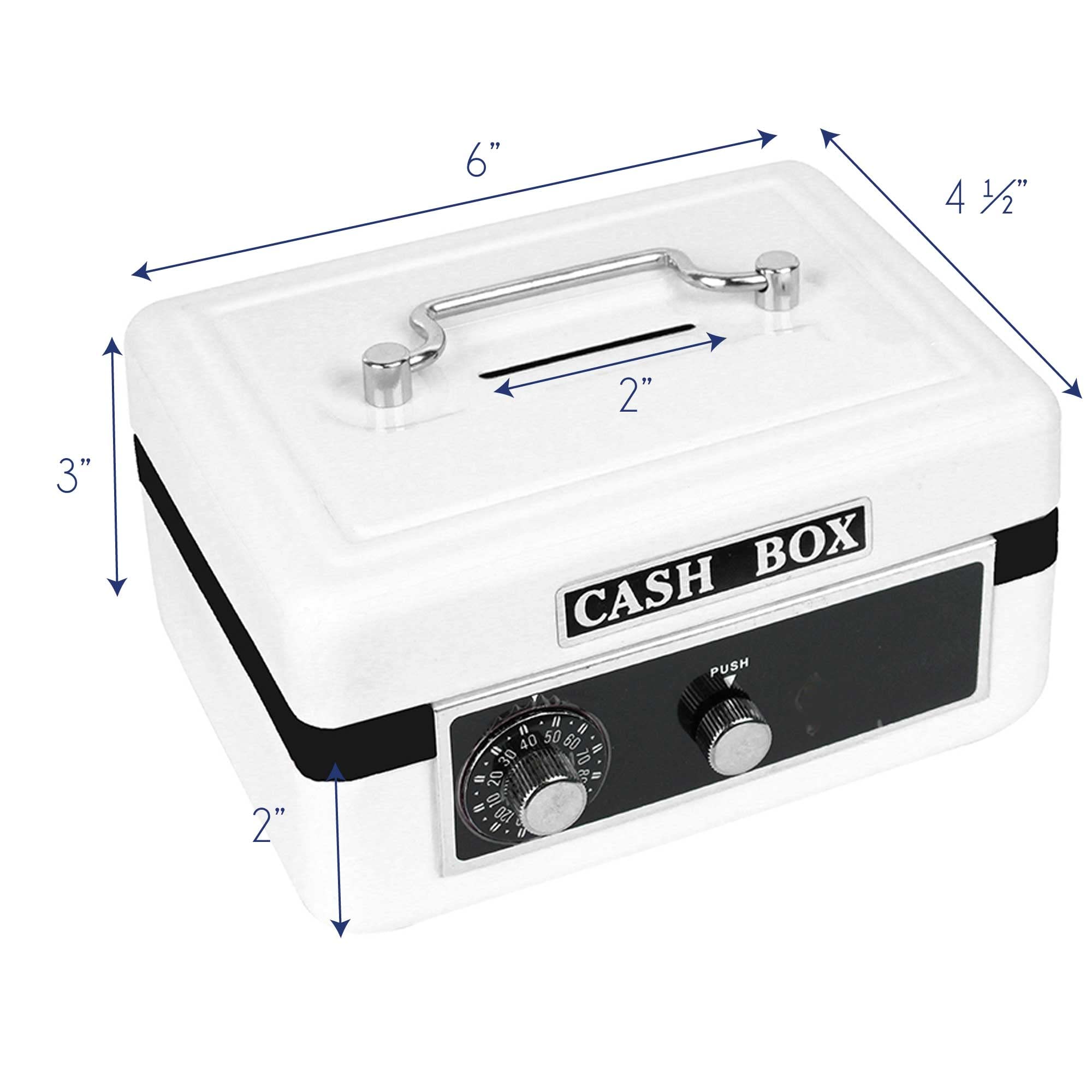Personalized Red Golf Cash Box - Custom Money Holder for Golf Tournaments, Events & Fundraisers - Perfect for Golfers, Coaches & Club Owners