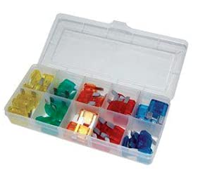 50-Piece Maxi Blade Fuse Assortment Kit - Automotive, Marine & RV Electrical Circuit Protection - Perfect for Trucks, Boats and Off-Road Vehicles