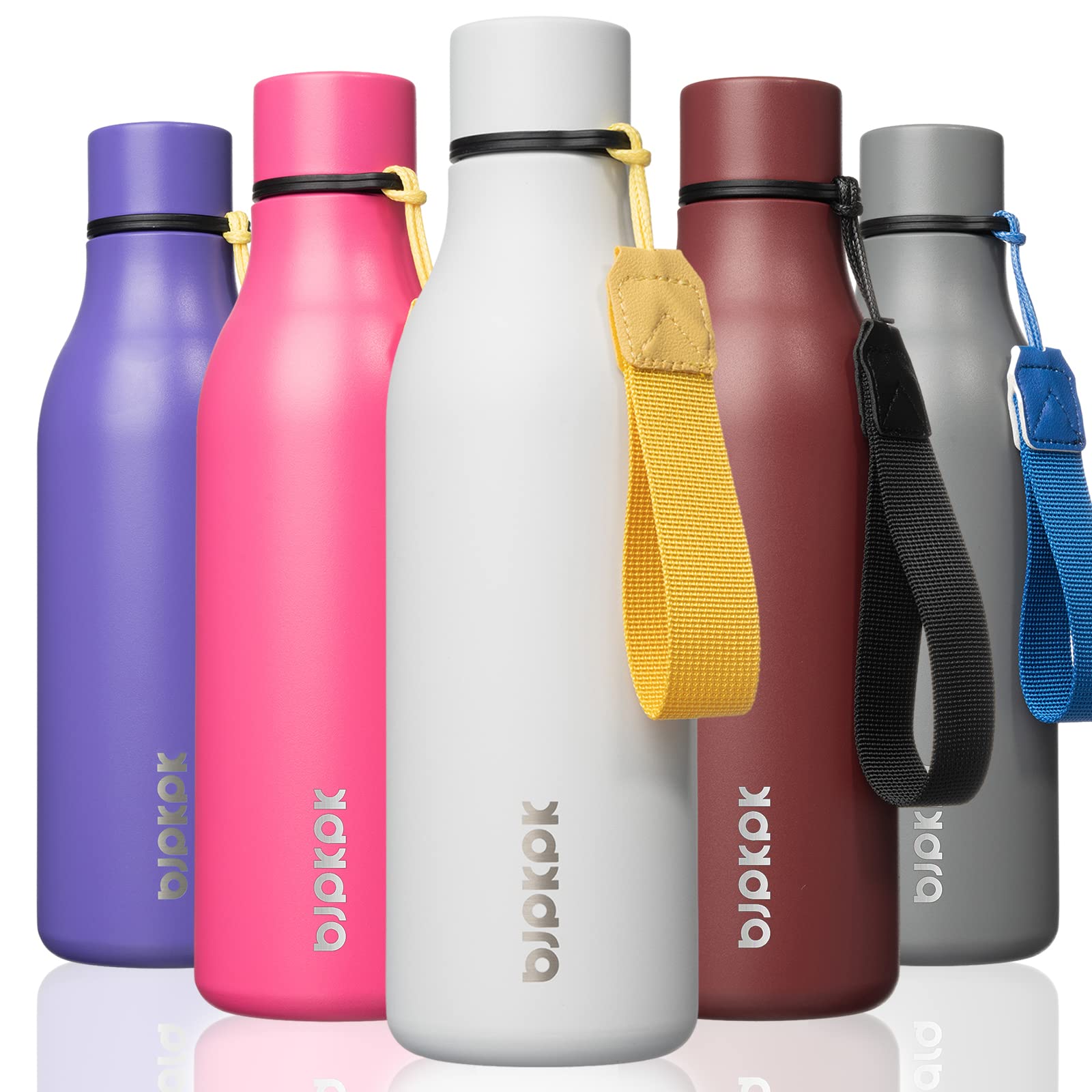 18oz Insulated Stainless Steel Water Bottle - BPA Free, Leak Proof for Sports & Travel