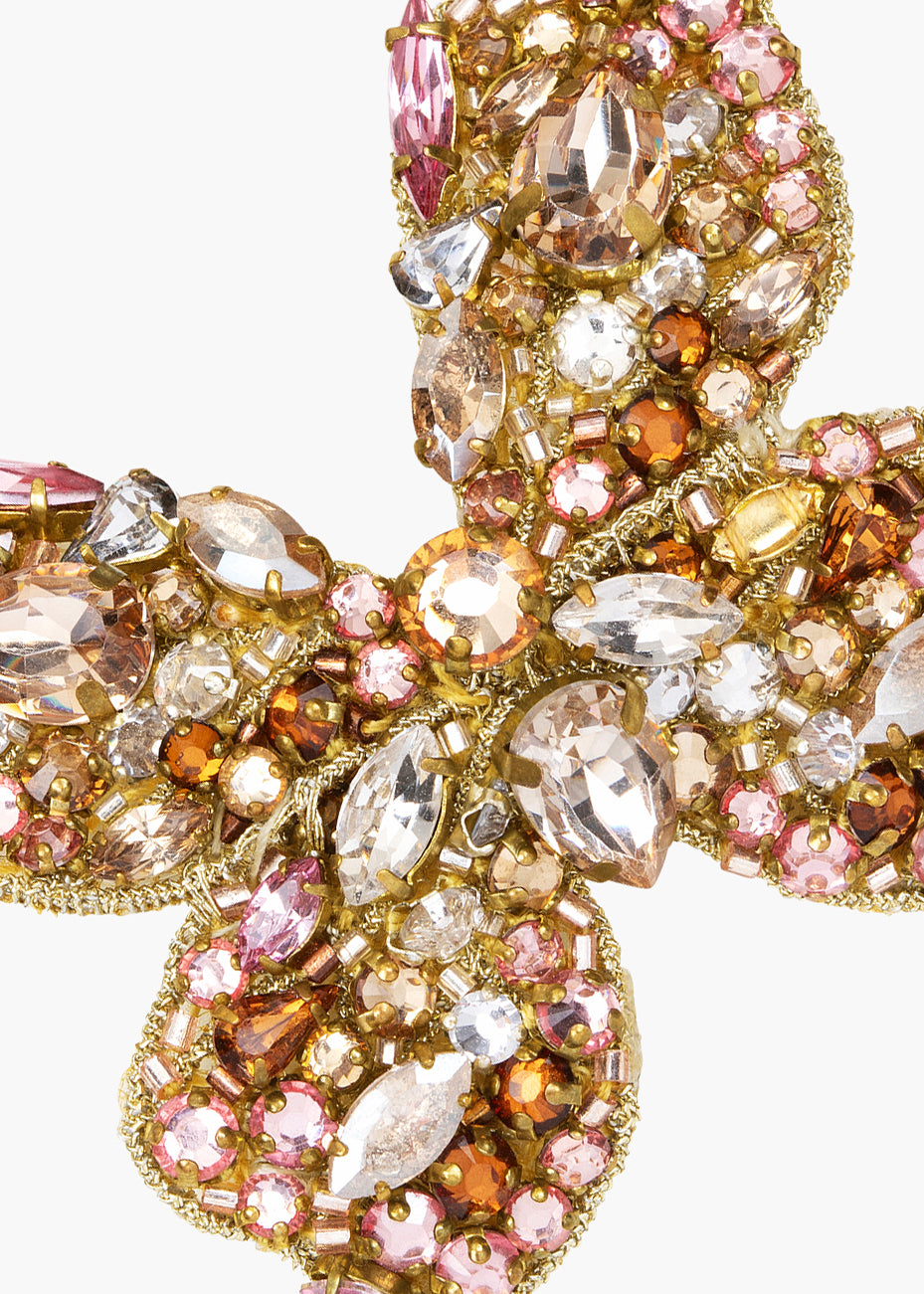 Avia Barrette Hair Clip with Genuine Topaz Stone - Elegant Hair Accessory for Women, Perfect for Weddings, Parties & Everyday Wear